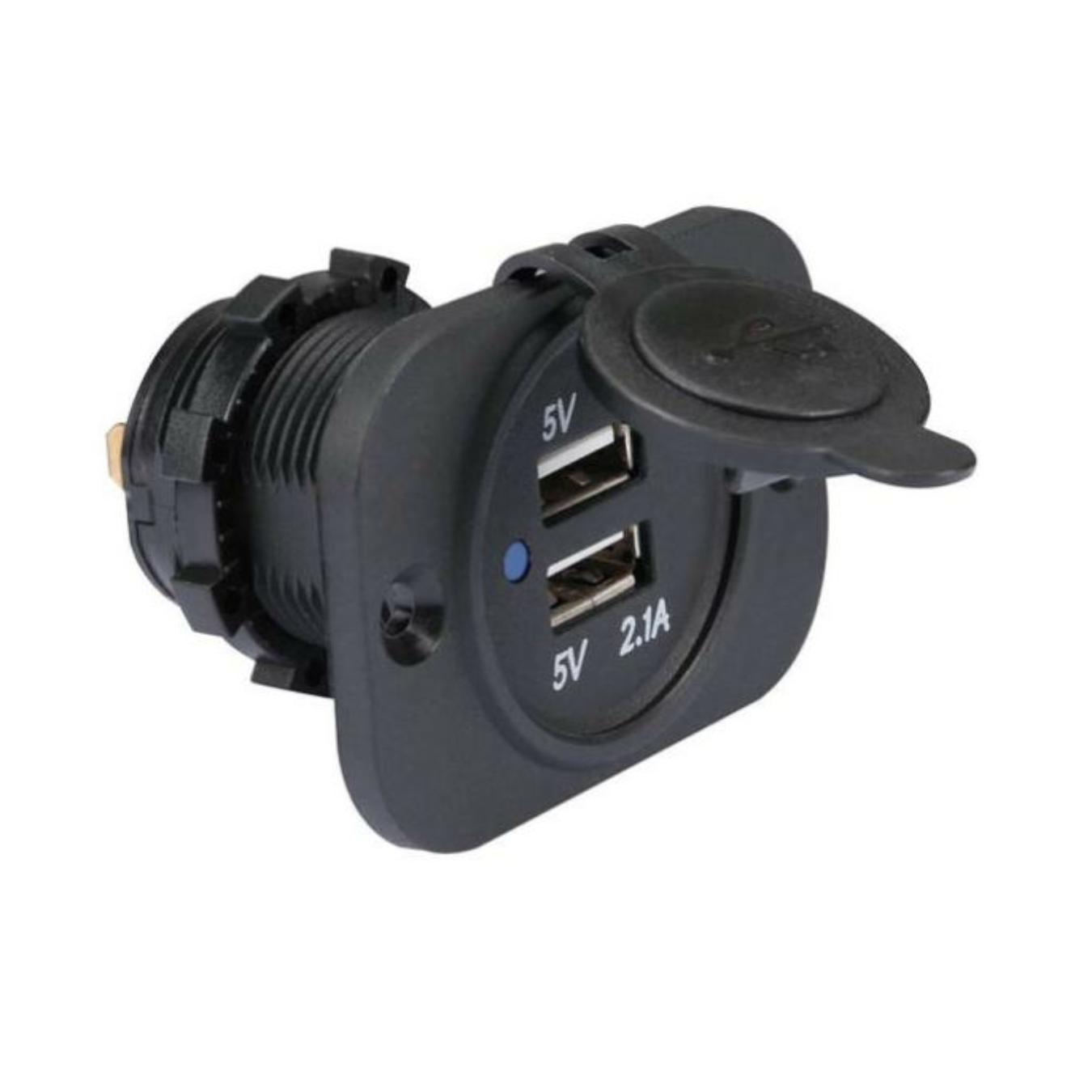 Prise USB double pour habitacle REDSPEC 5V 1A + 5V 2.1A