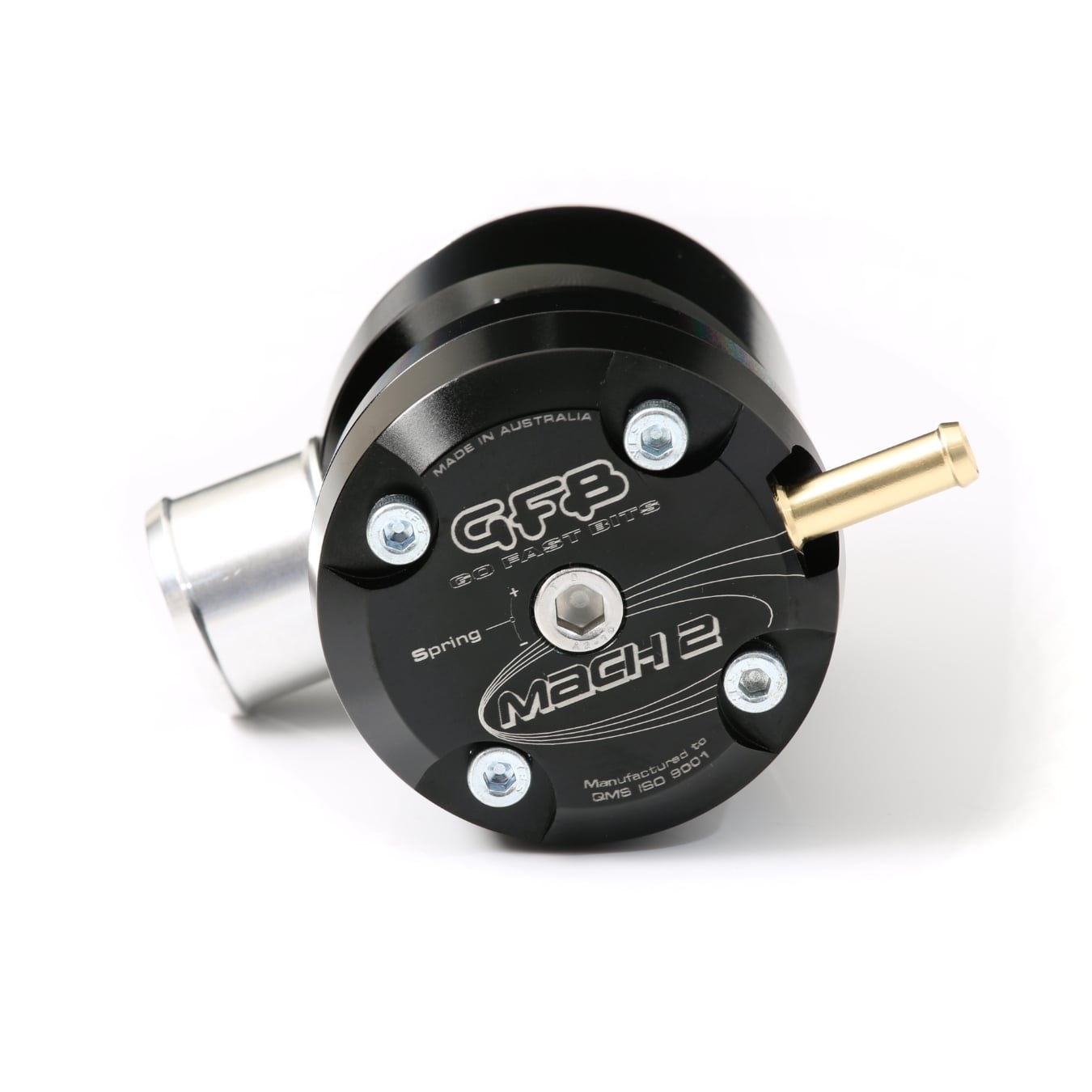 Dump valve GFB Mach 2 TMS universelle entrée et sortie 25 mm