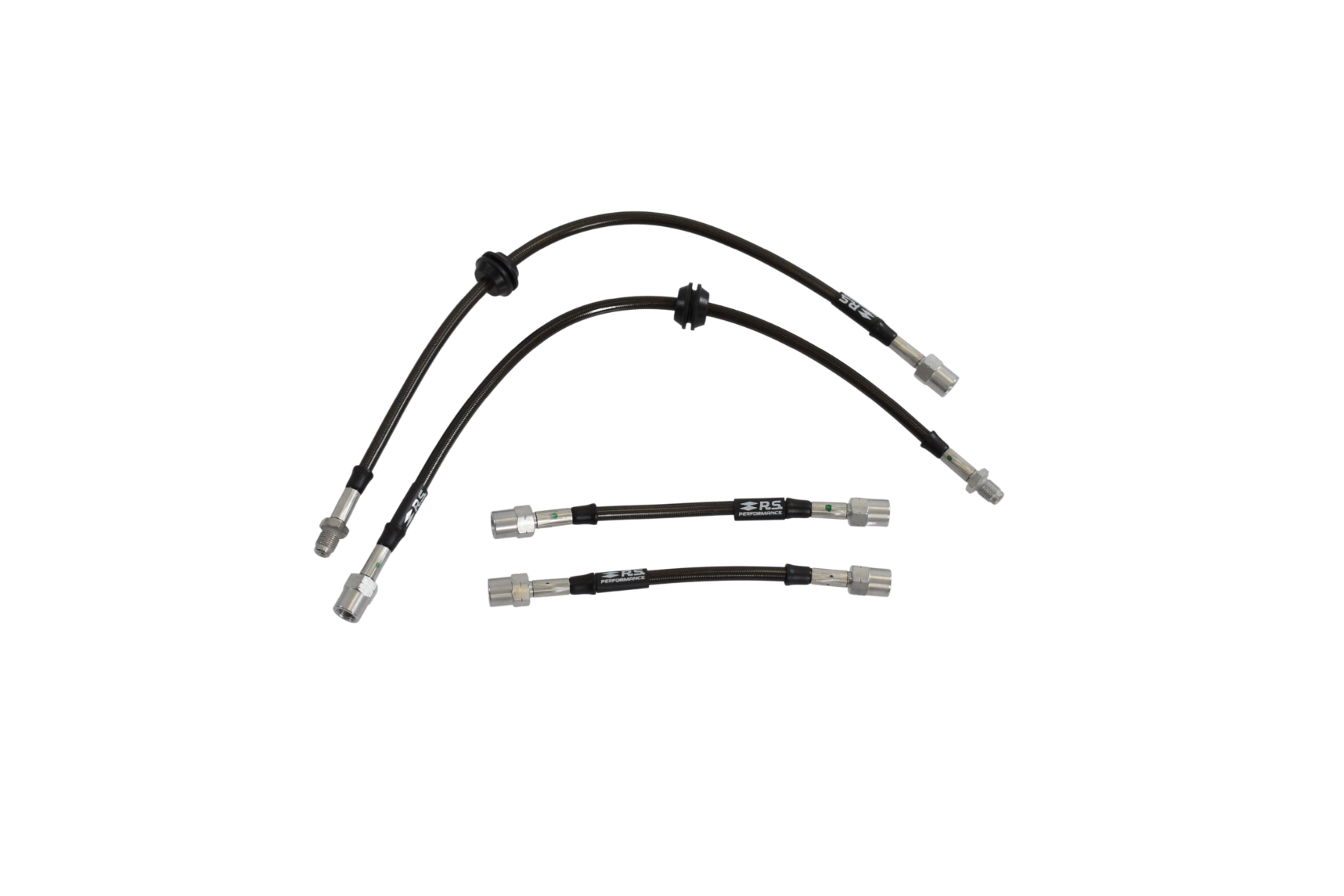 Durites de frein aviation en inox tressé TWINGO II R.S.