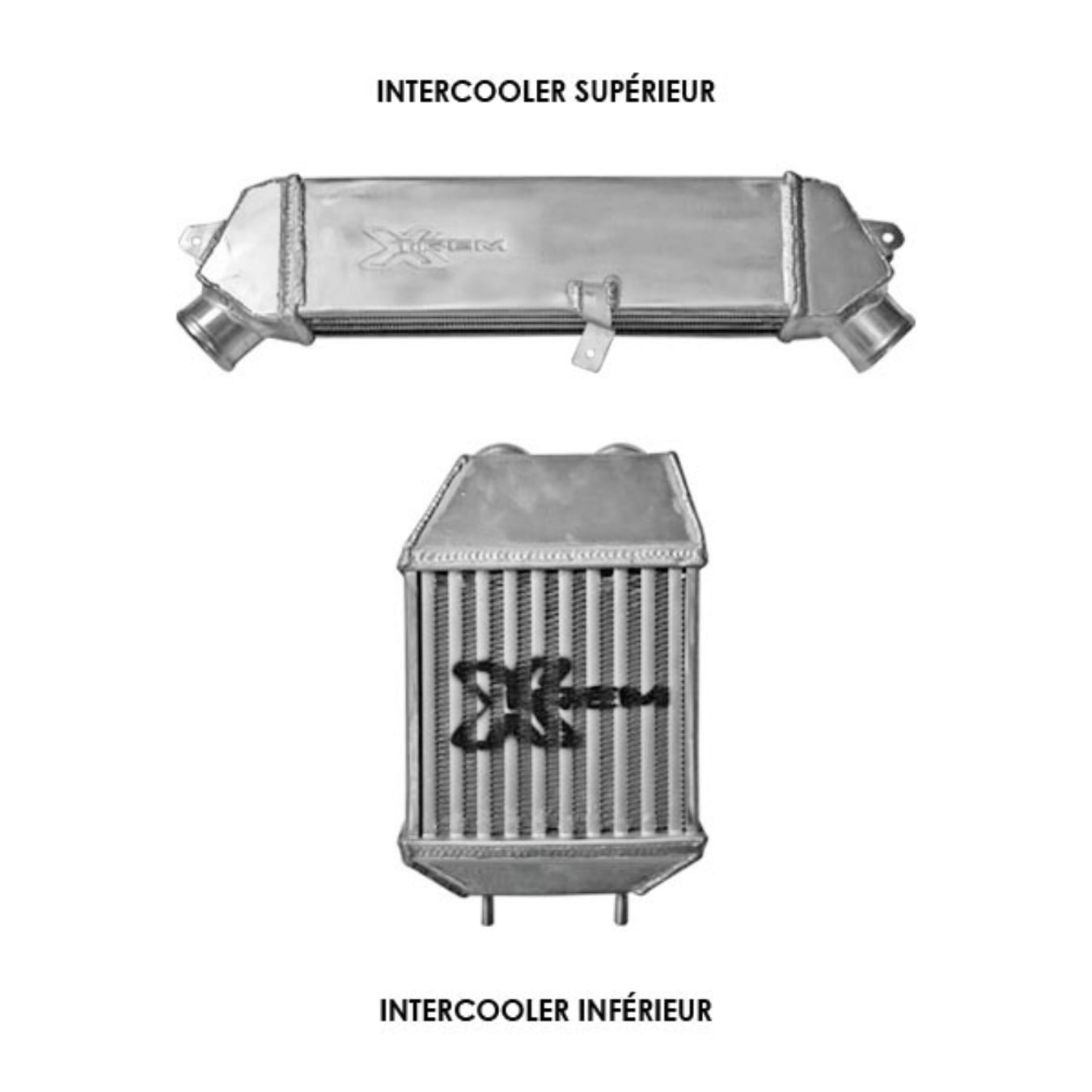 Echangeurs aluminium gros volume XTREM MOTORSPORT Renault 21 Turbo