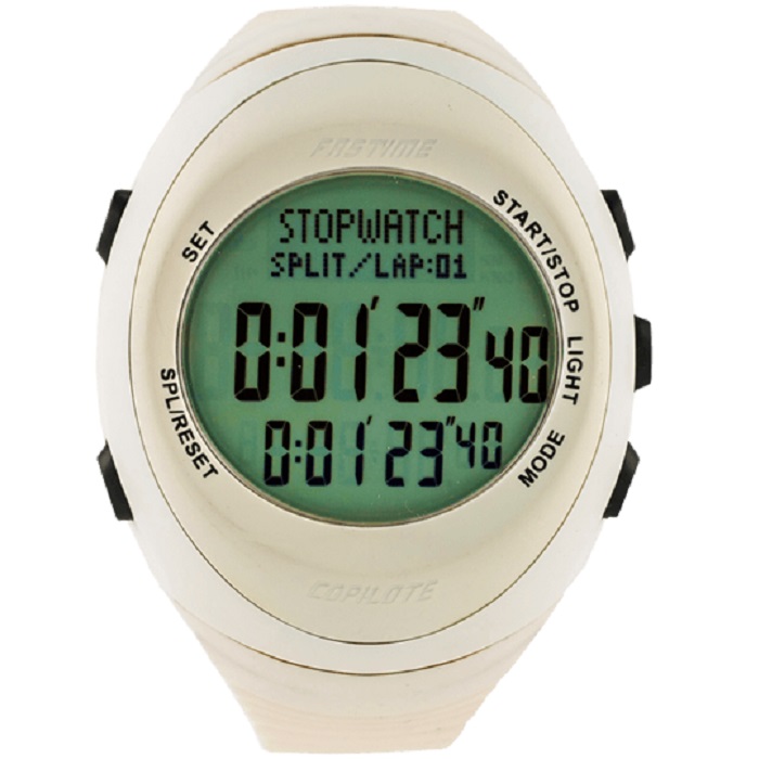 Montre chrono co-pilote RW3 FASTIME Blanc