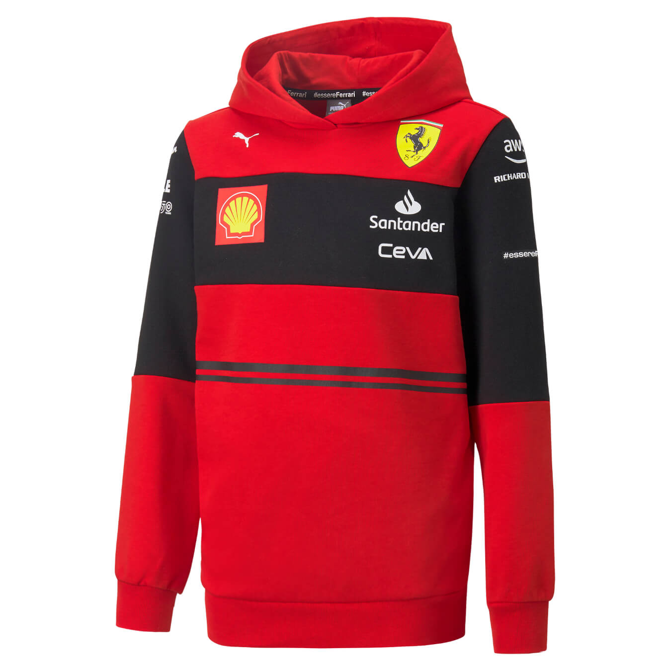 Sweat a capuche FERRARI F1 Team rouge pour enfant En vente sur ORECA STORE