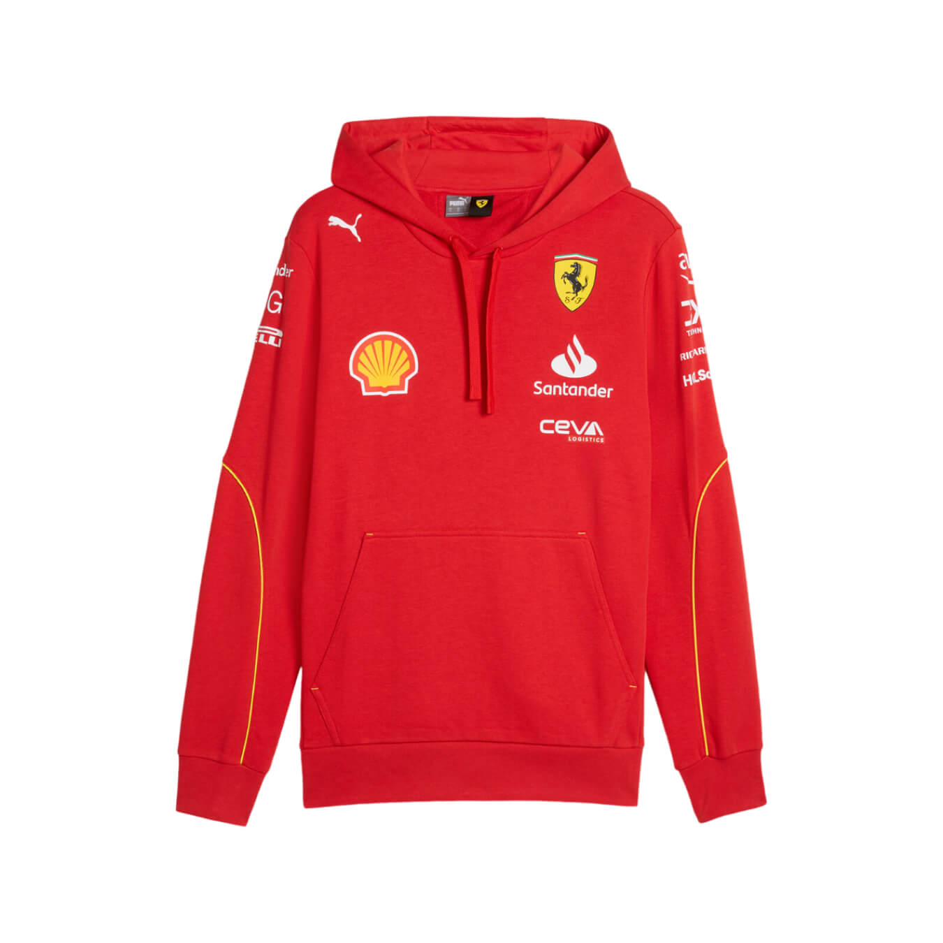 Sweat à Capuche FERRARI F1 Team Rouge pour Homme FER24_SWH_TEA