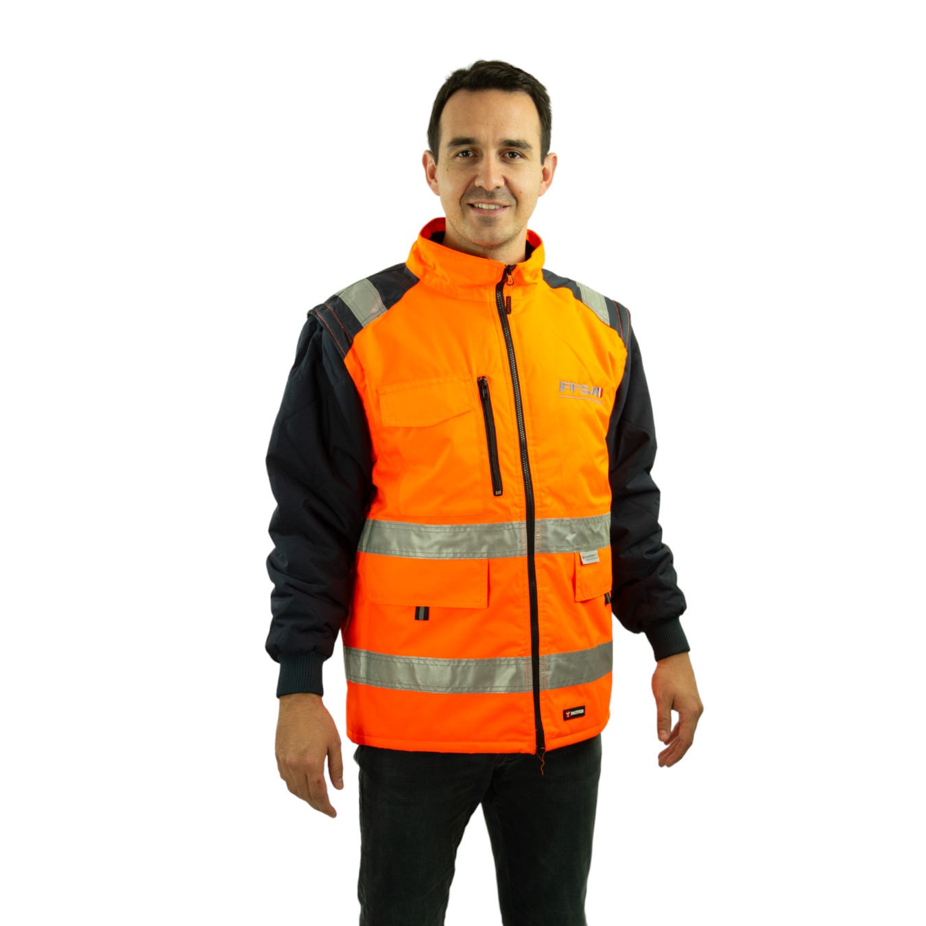 Veste de Sécurité FFSA Commissaire Logo Orange pour homme