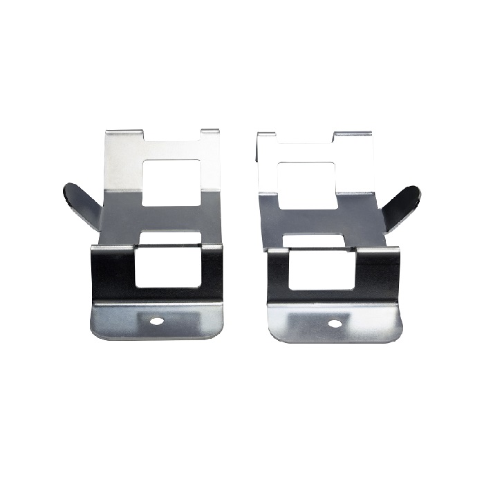 Support FIA avec arrêtoirs anti-torpille et sangles pour extincteur LIFELINE réf. 616LL102400002 / 616LL102400003