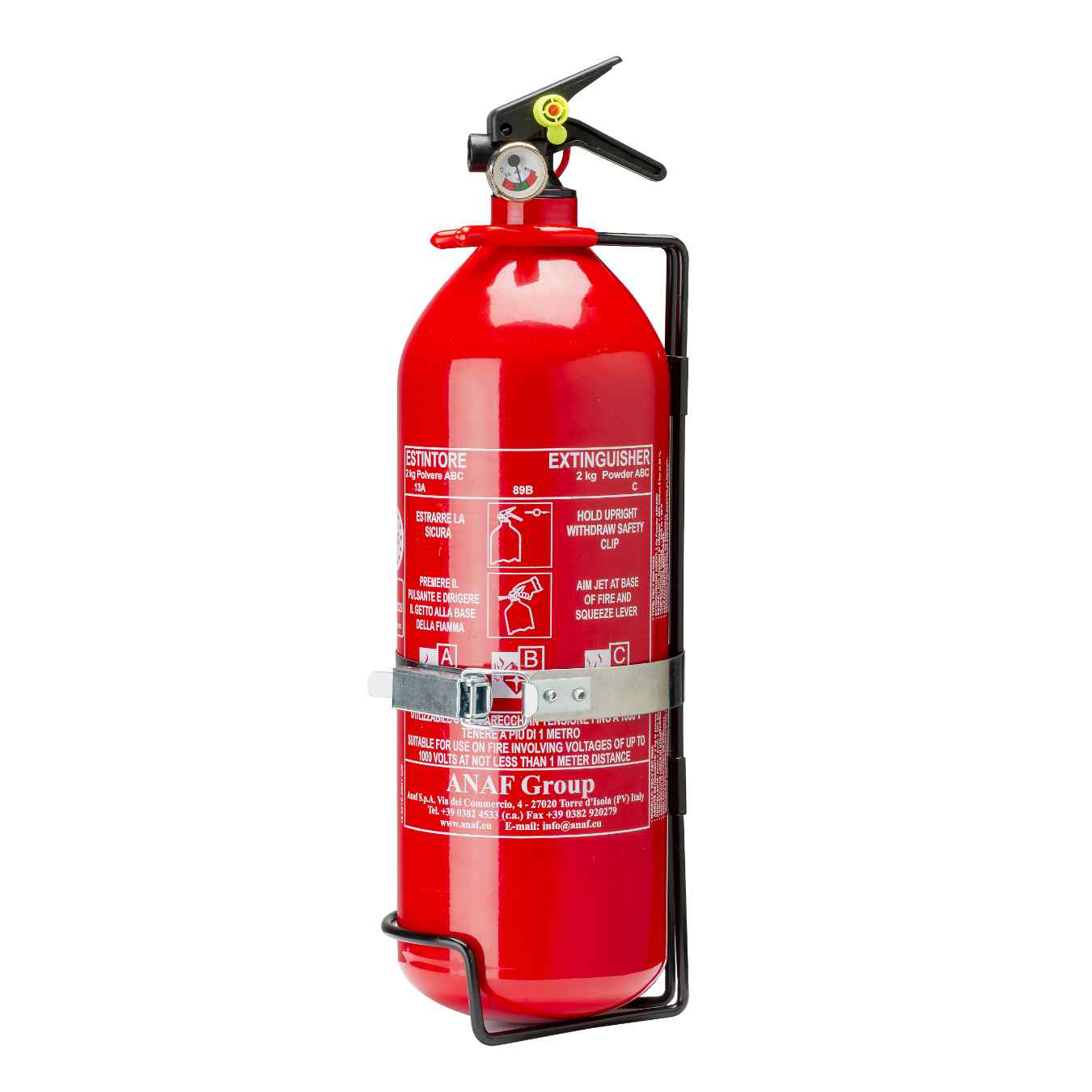 Extincteur 014773BSS2 manuel 2 kg Acier SPARCO 014773BSS2