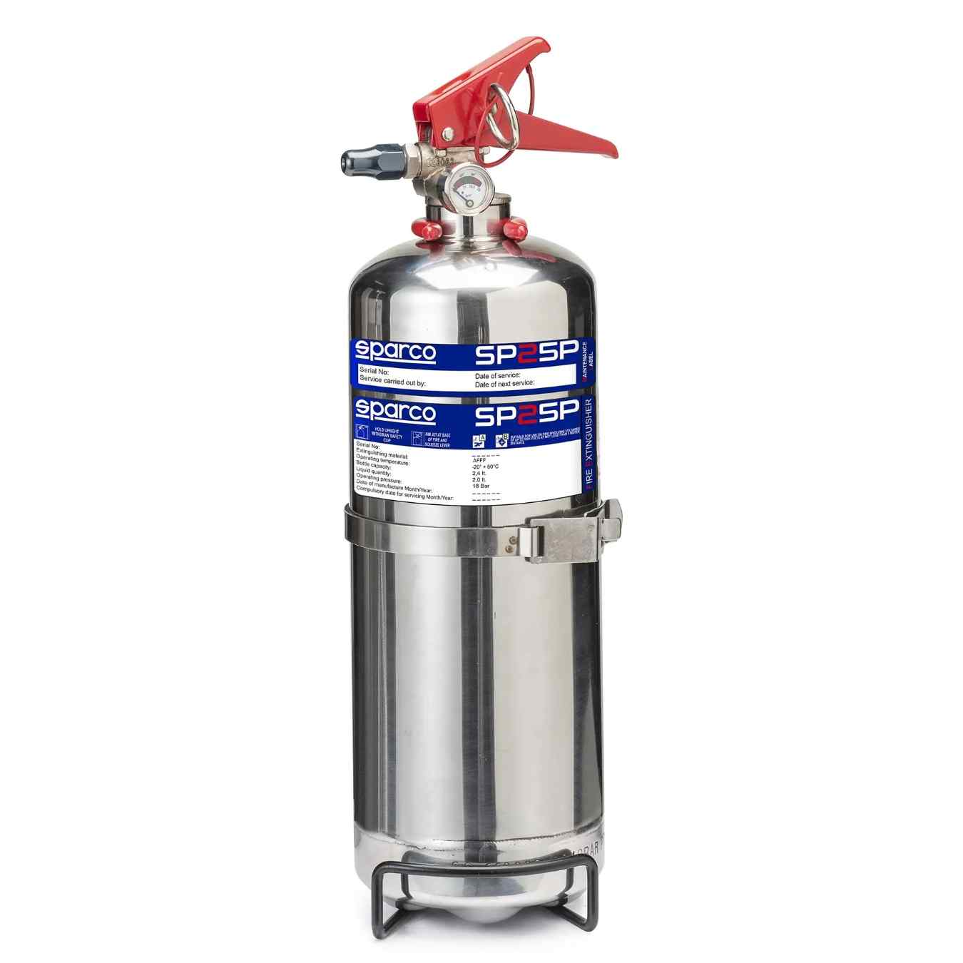 Extincteur SP25P manuel 2.0L Acier inoxidable SPARCO 014775BXL2