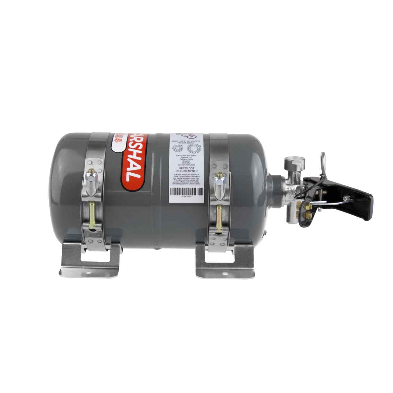 Extincteur Zero 360 Fire Marshal automatique mécanique 3 kg Acier LIFELINE 106-001-007