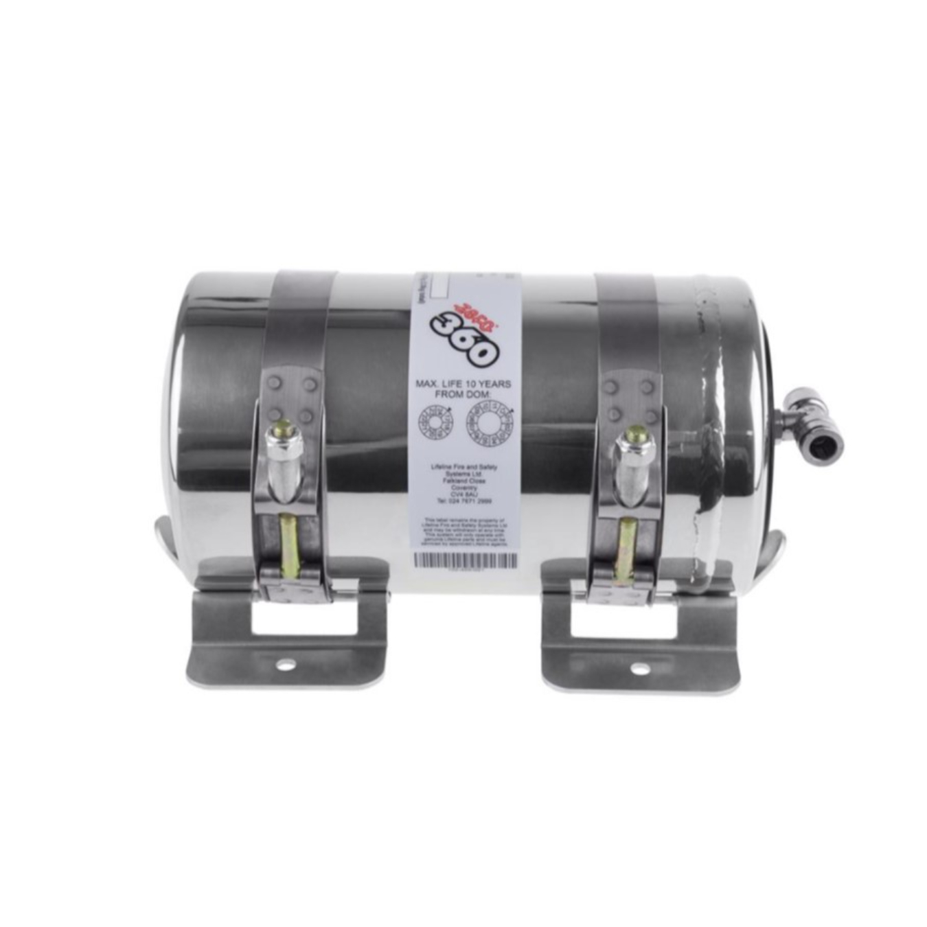 Extincteur Zero 360 Remote Charge automatique électrique (cartouche) 1.5 kg Aluminium LIFELINE 106-001-003