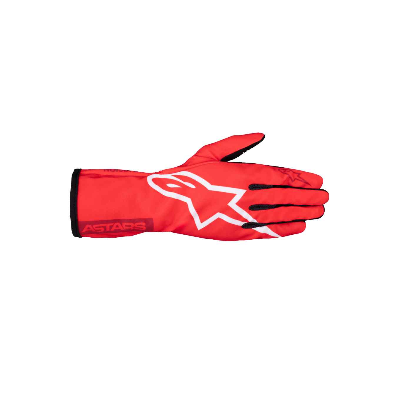 Gants Karting ALPINESTARS TECH 1 K RACE V2 PURE Rouge Blanc sur
