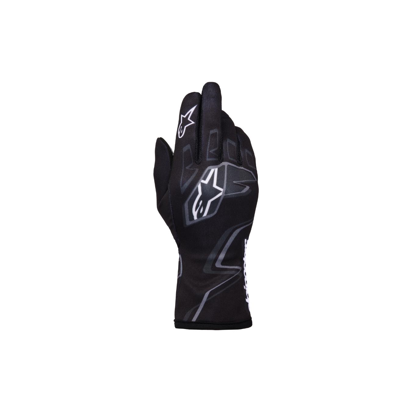 Gants Karting ALPINESTARS Enfant ALPINESTARS TECH-1 K RACE S V2 GRAPHIC 1 Cyan Noir Blanc
