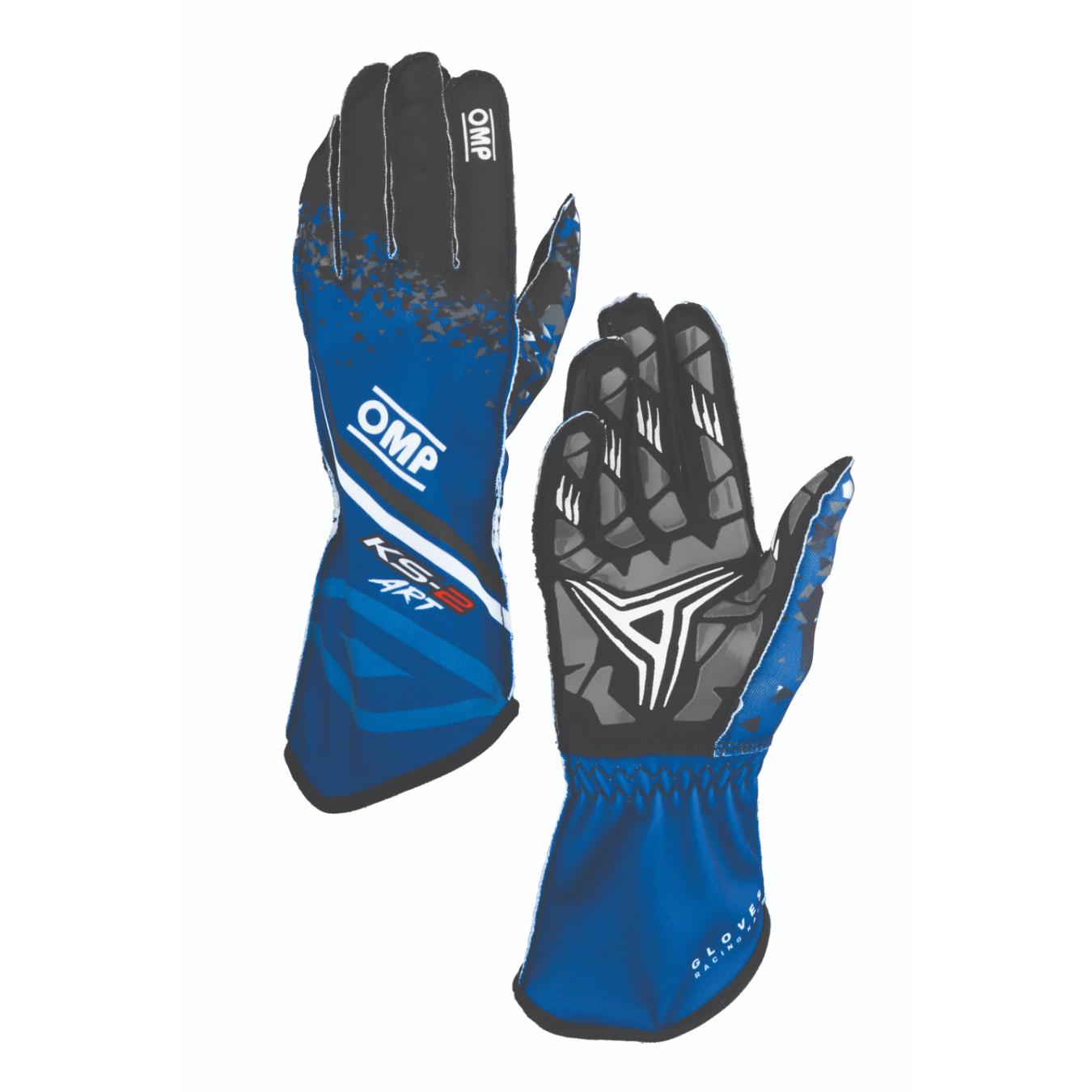 Gants Karting Enfant OMP KS 2 ART Bleu Noir