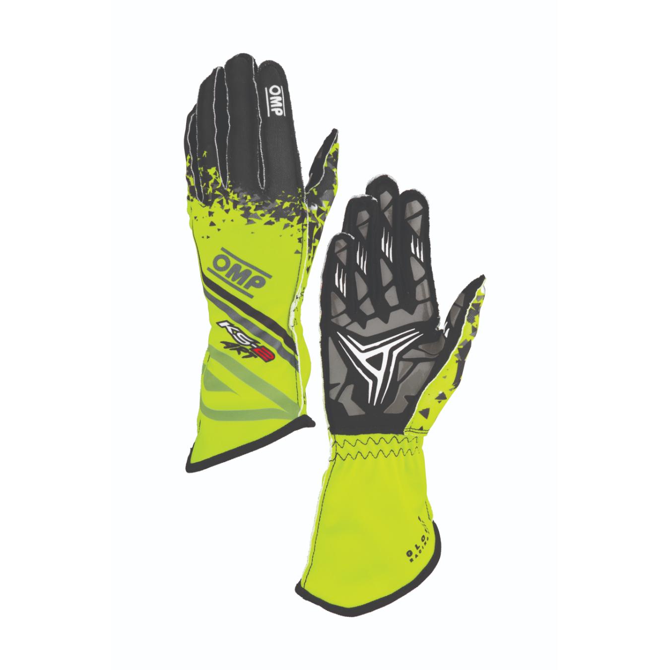 Gants Karting OMP KS 2 ART Jaune Noir