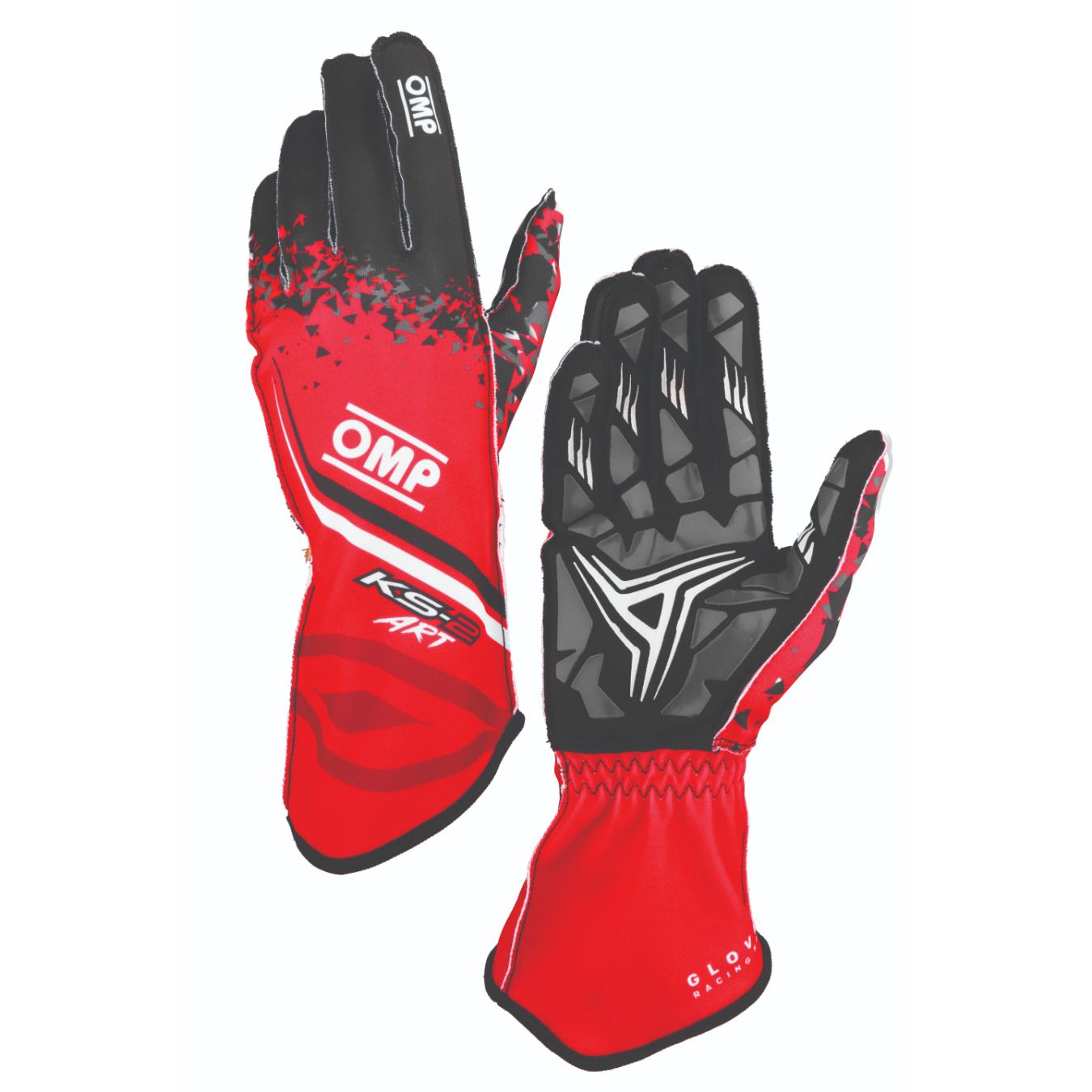 Gants Karting OMP KS 2 ART Rouge Noir