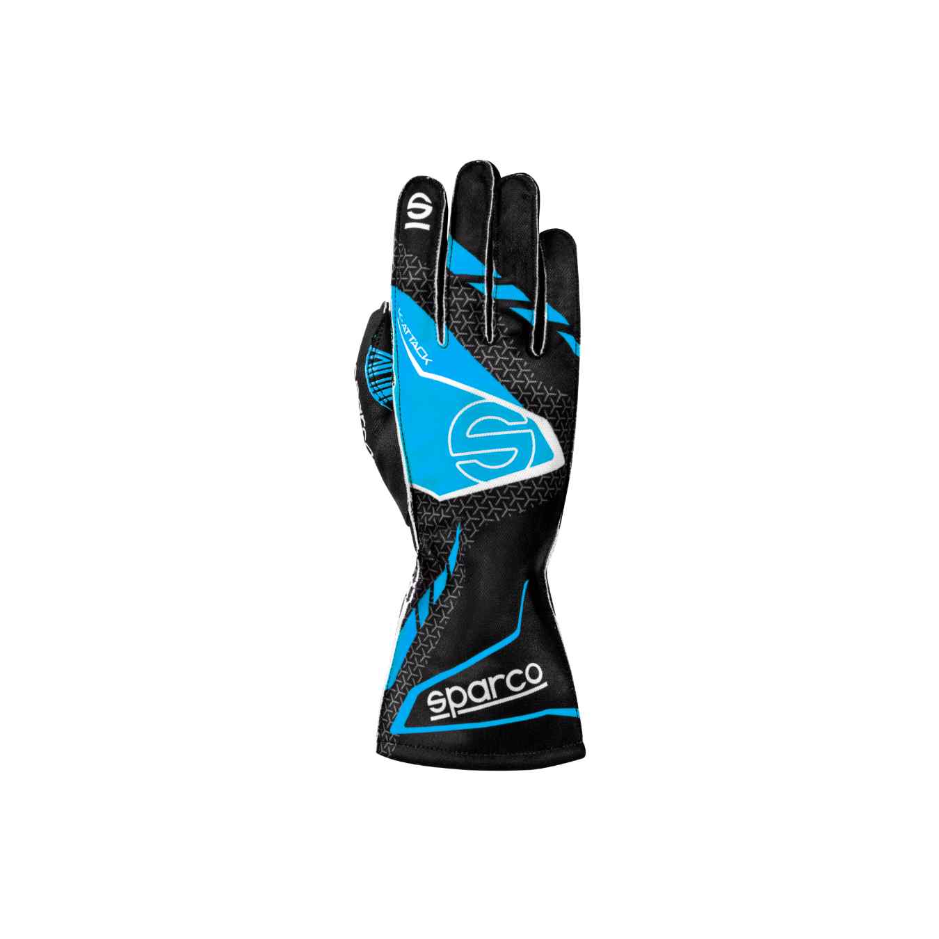 Gants Karting SPARCO K ATTACK Noir Cyan