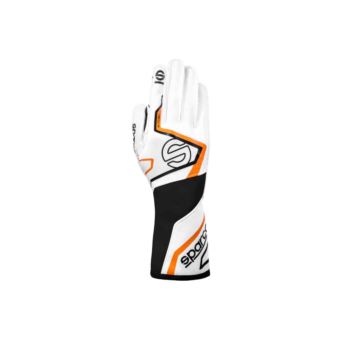Gants Karting SPARCO K-TIDE PLUS FIA 8877 2022 Blanc Orange