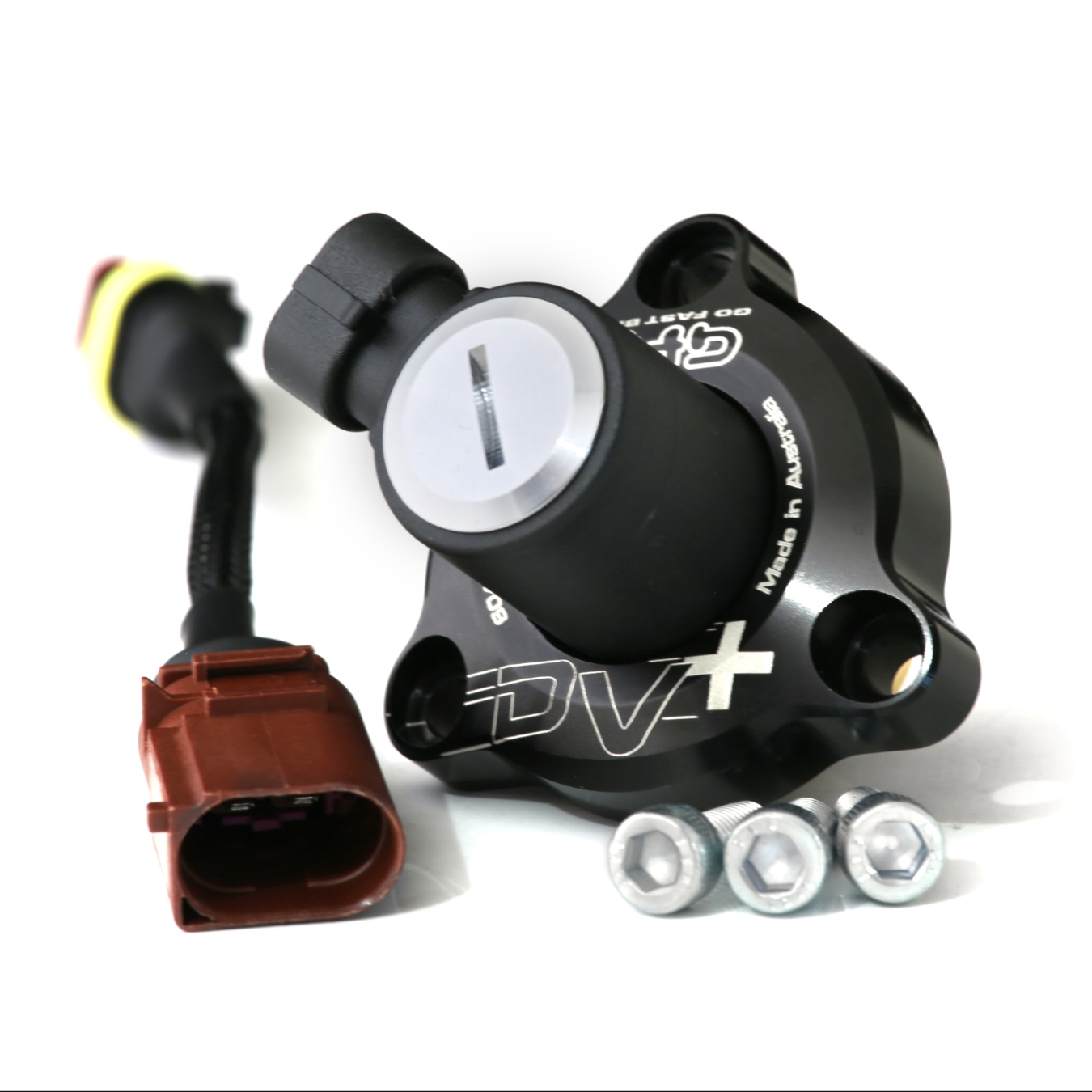 Diverter valve GFB DV+ avec solénoïde pour Audi Seat Skoda Volkswagen 1.4/1.8/2.0 TSI 1.4/1.8/2.0/2.5 TFSI