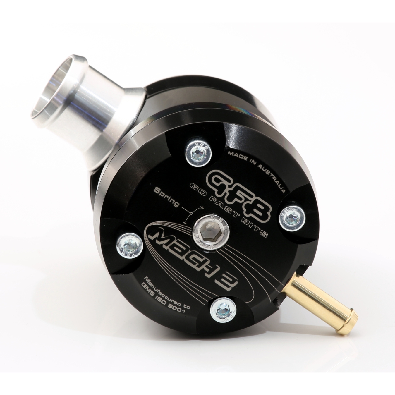 Dump valve GFB Mach 2 TMS universelle entrée et sortie 20 mm pour Subaru Impreza GT Turbo