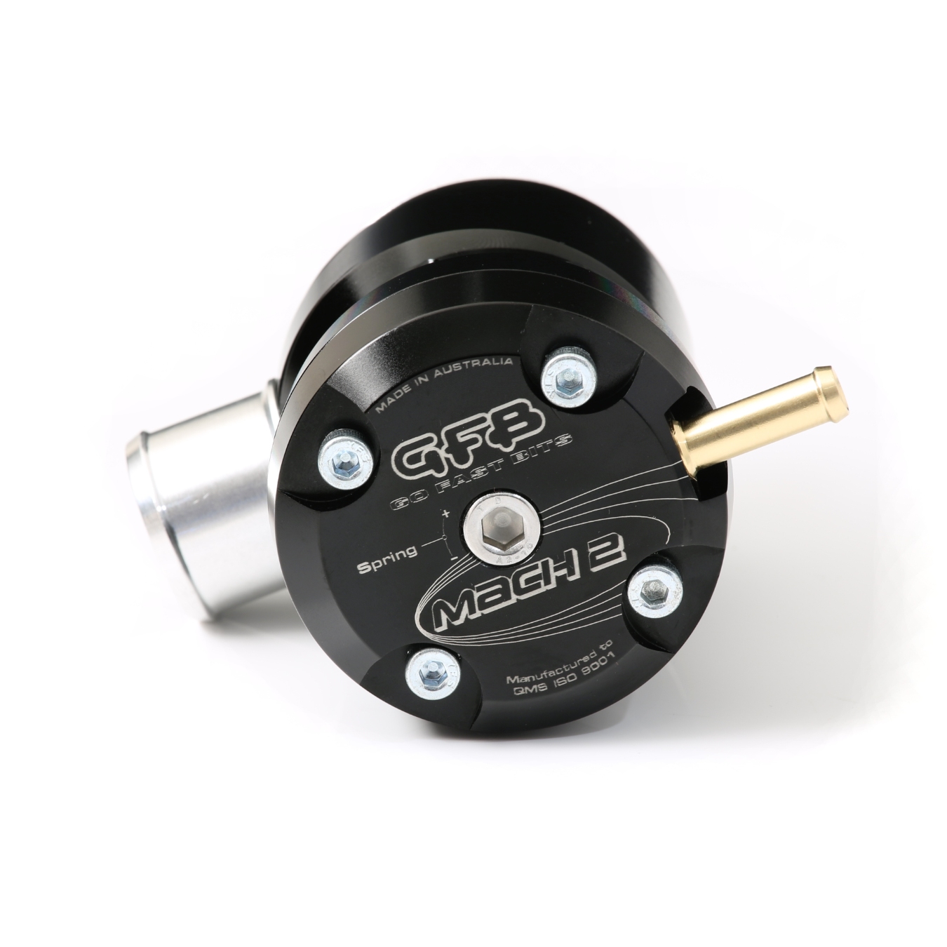 Dump valve GFB Mach 2 TMS universelle entrée et sortie 25 mm