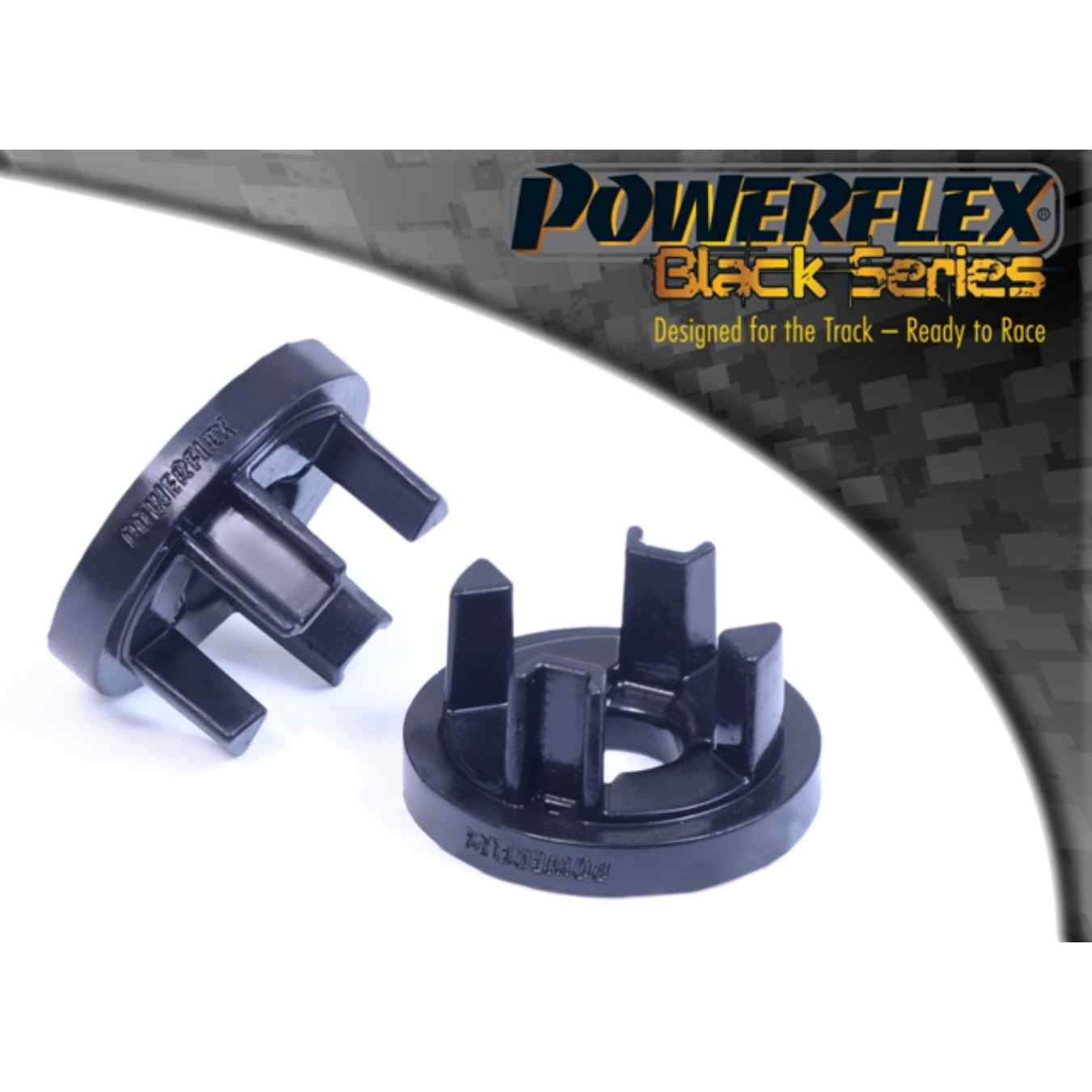 Grand insert de Silent bloc Powerflex de support de transmission black series N°22 PFR57-123BLK