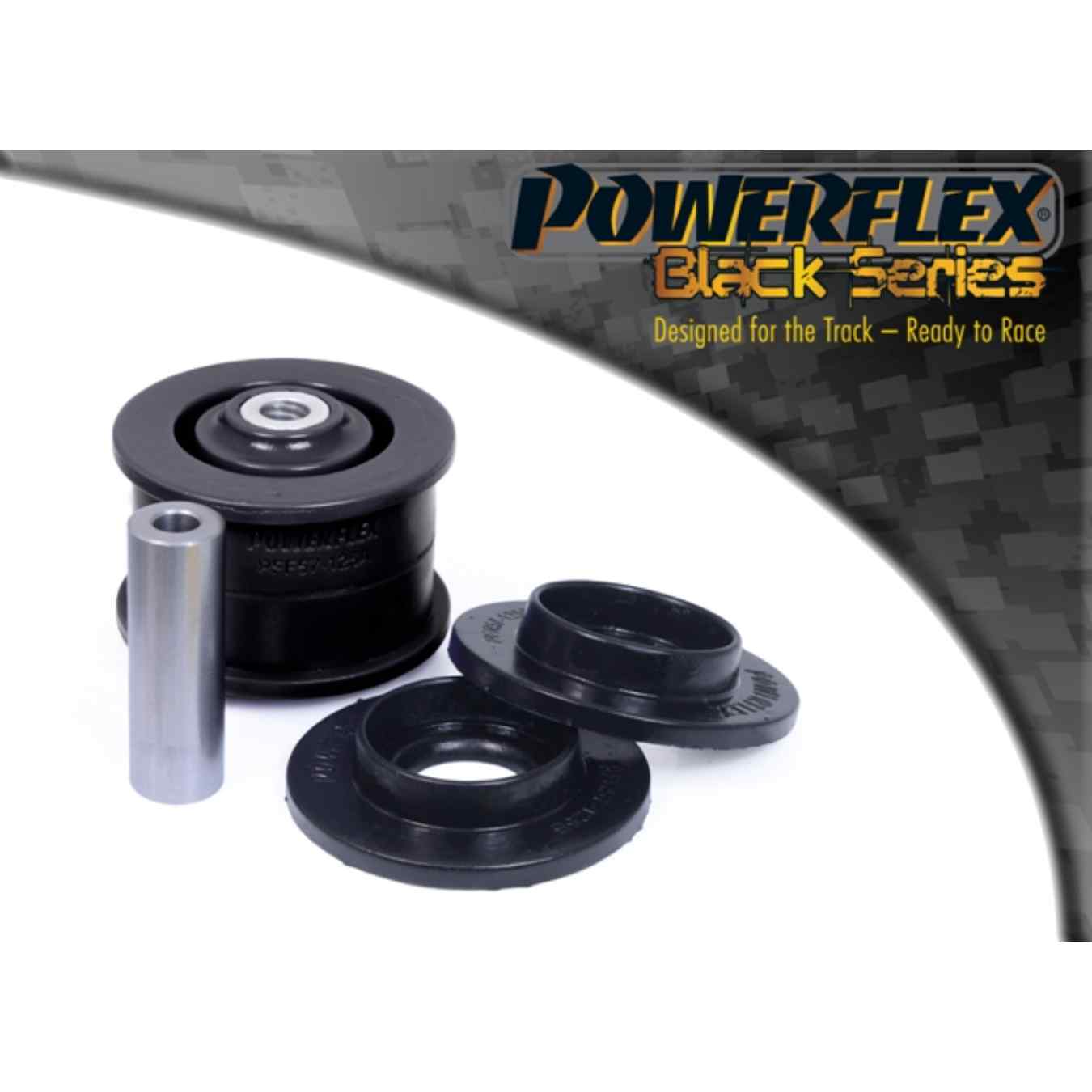 Grand Silent bloc Powerflex de support de transmission black series N°22 PFR57-125BLK