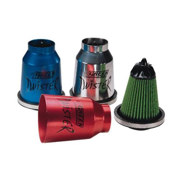 Twister standard GREEN FILTER rouge diamètre 80 mm longueur 205 mm