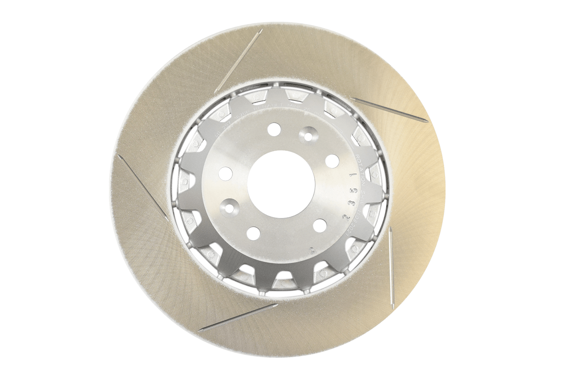 Disque de frein gauche rainurés pour Megane IV R.S.