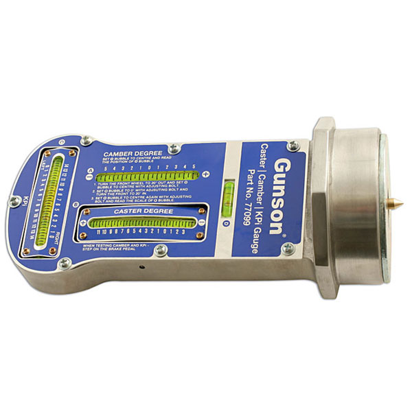 Niveau à bulle GUNSON pour carrossage, pivot et chasse