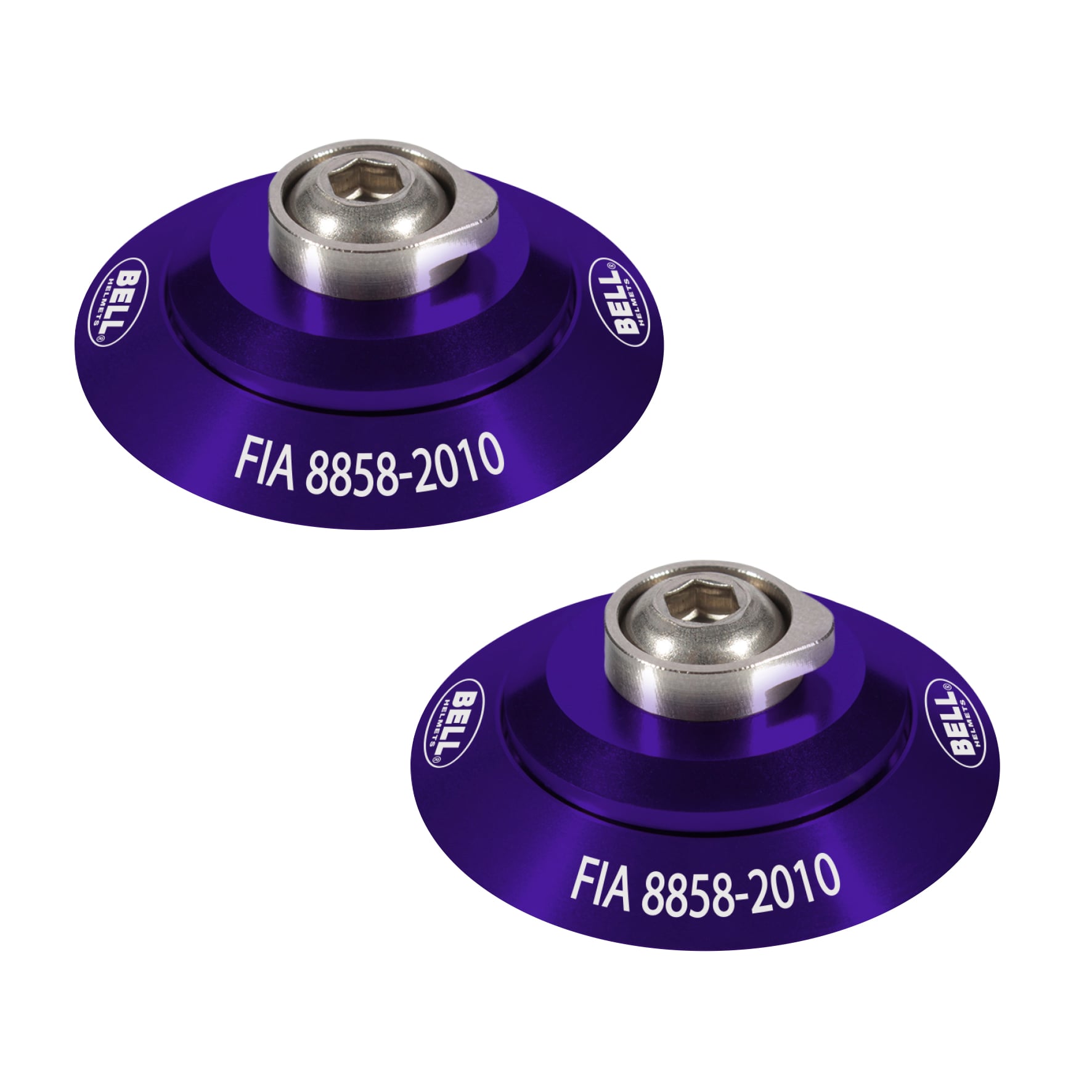 Clips Hans BELL FIA 8858-2010 Violet