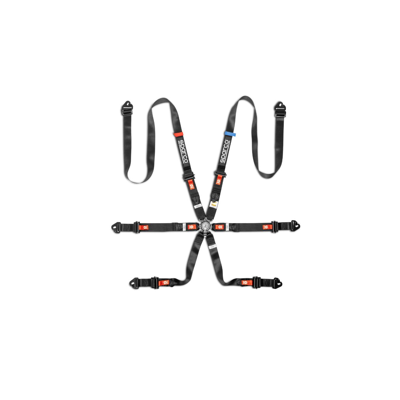 Harnais FIA PRO H9 ENDURANCE Noir SPARCO