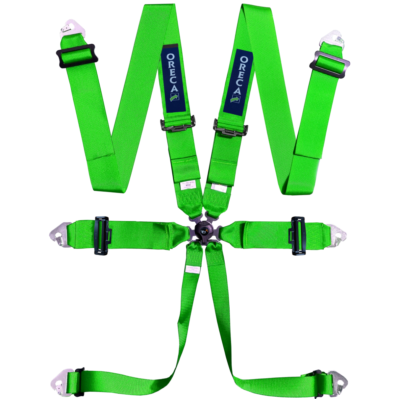 Harnais ORECA Vintage 6 points FIA 8853-98 Vert