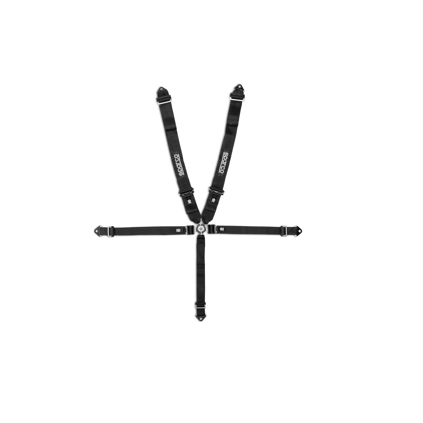 Harnais route CLUB H-4R 5PT Noir SPARCO