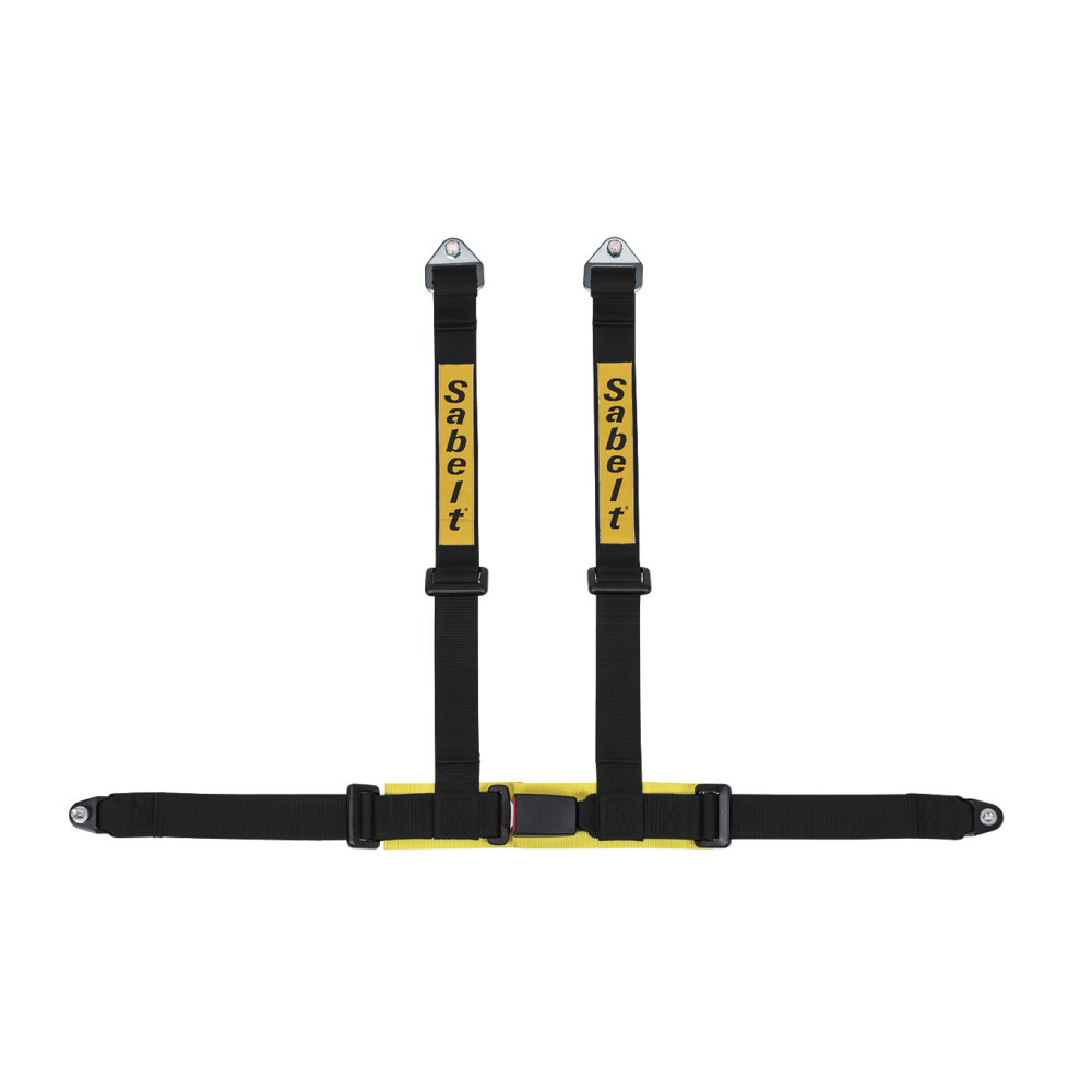 Harnais SABELT Saloon Court Boulonne 4 points Non homologué Noir