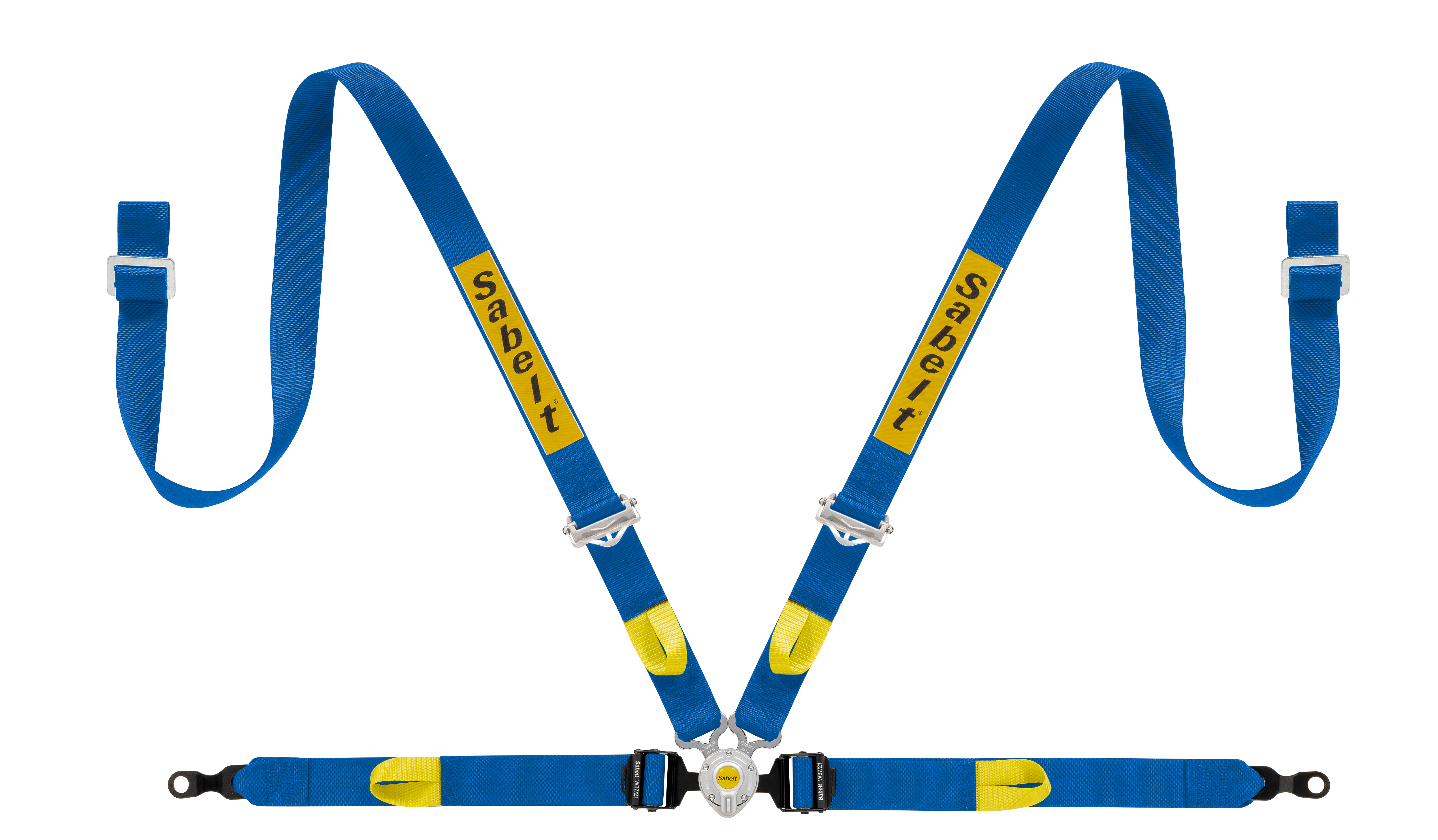 Harnais SABELT Silver 911 Passenger 4 points FIA 8854-98 Bleu