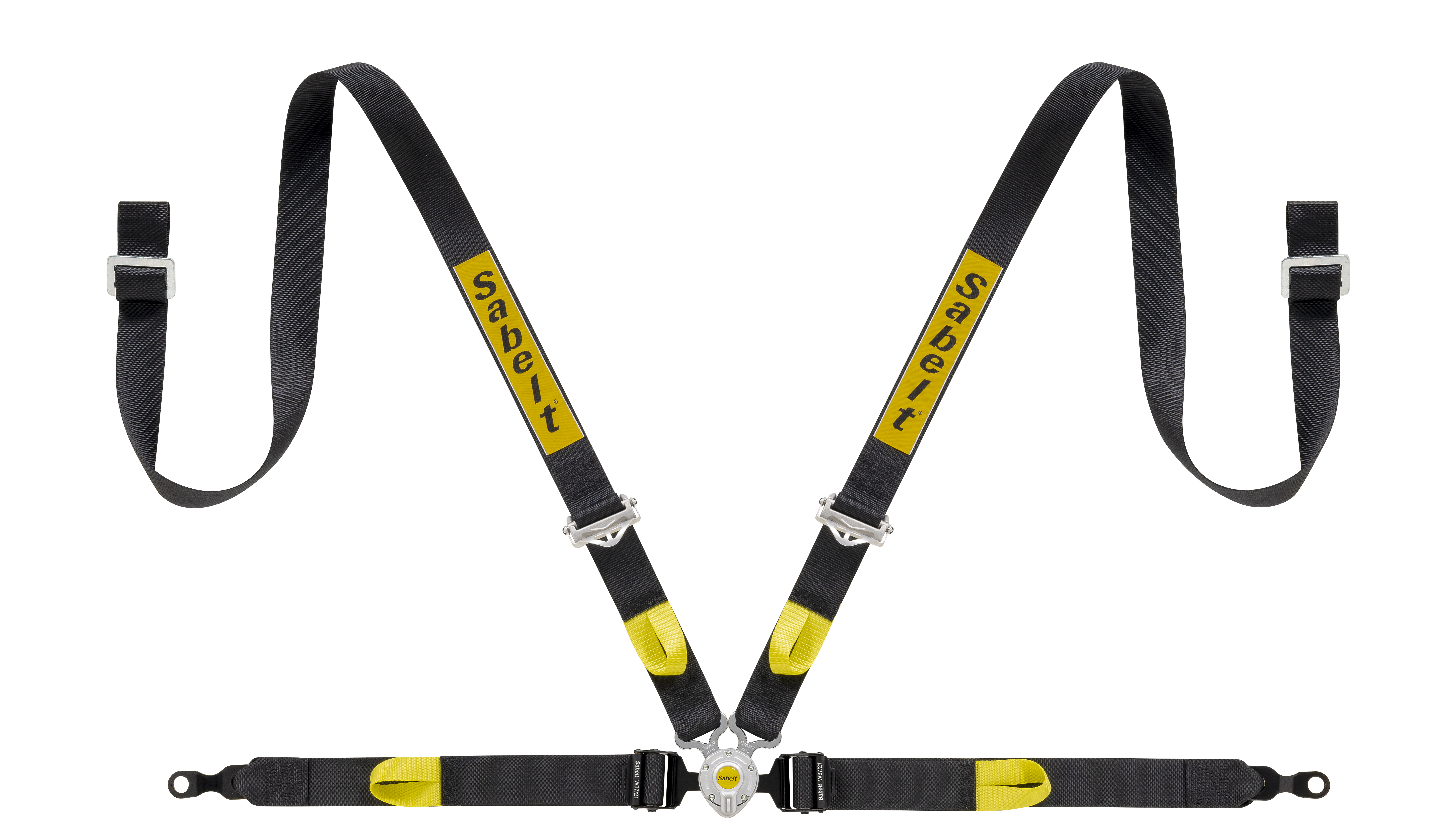 Harnais SABELT Silver 911 Passenger 4 points FIA 8854-98 Noir