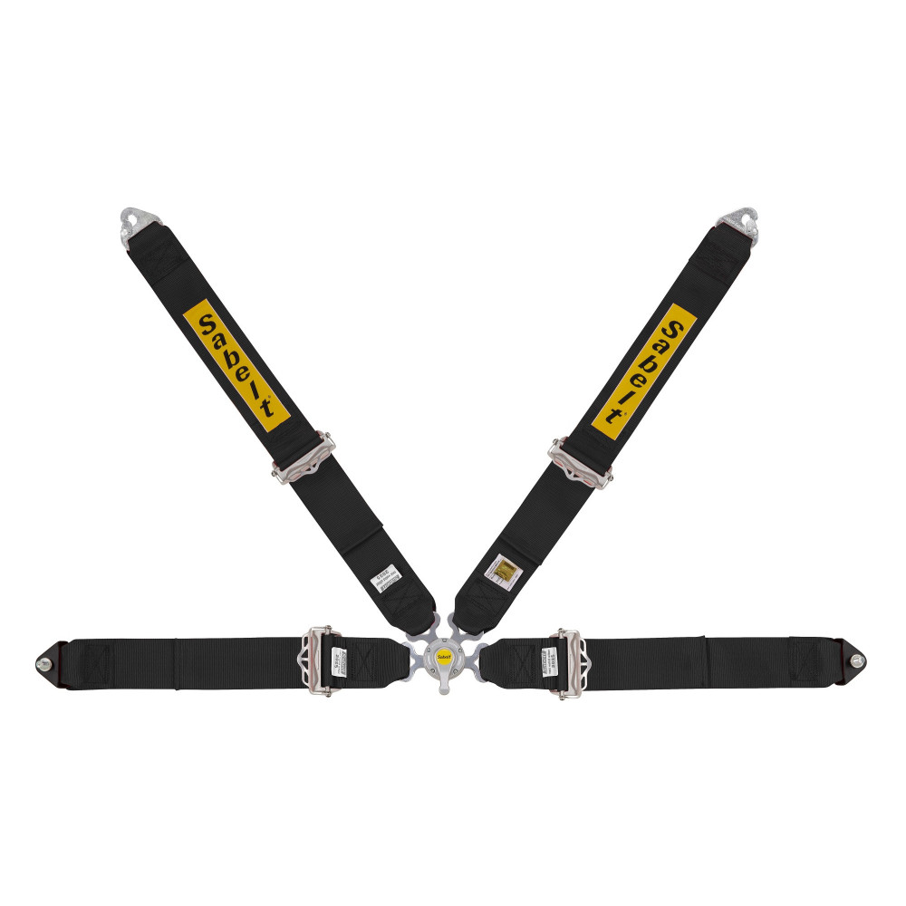 Harnais SABELT Silver Kit Car 4 points FIA 8854-98 Noir