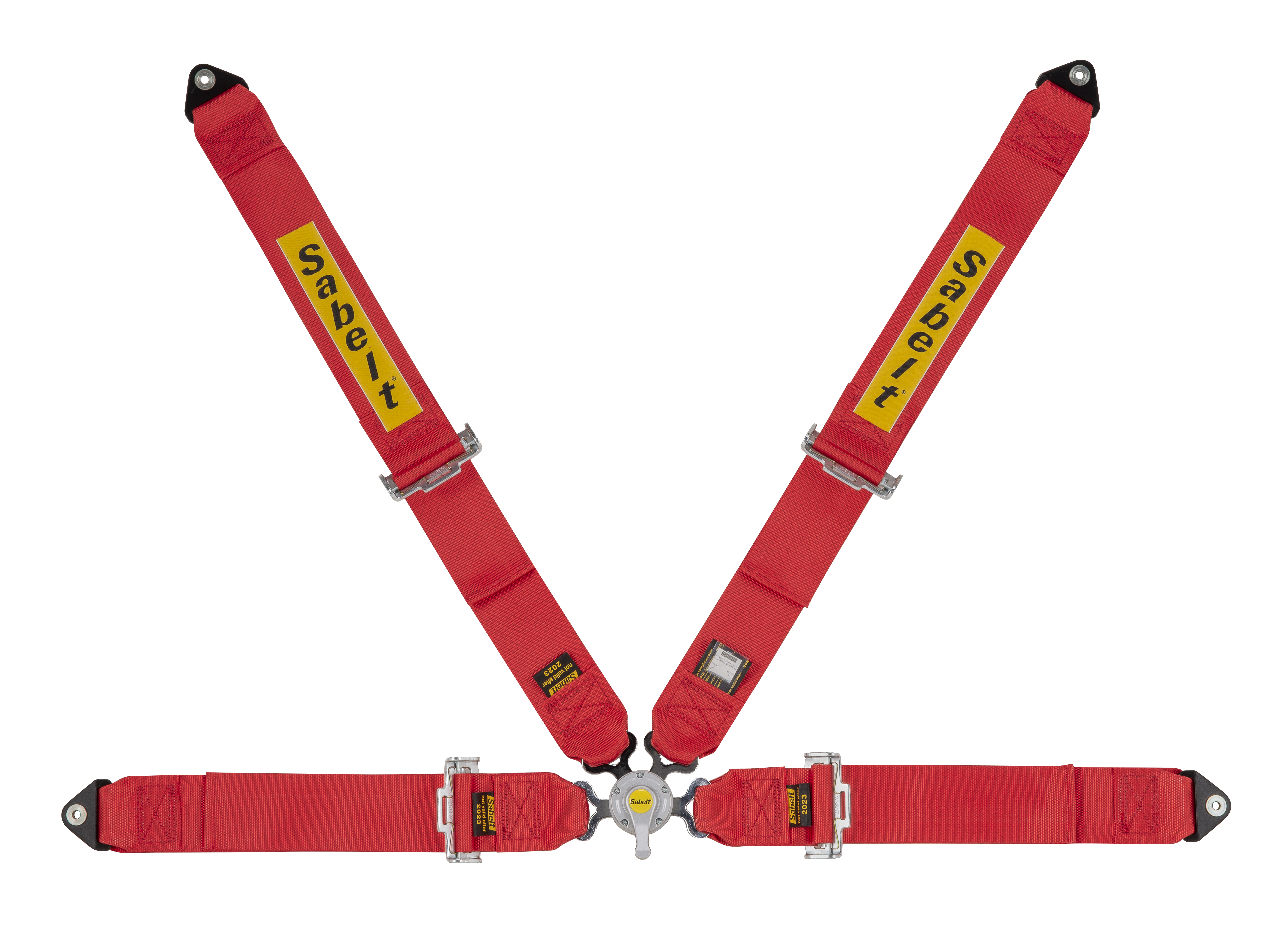 Harnais SABELT Silver Kit Car 4 points FIA 8854-98 Rouge