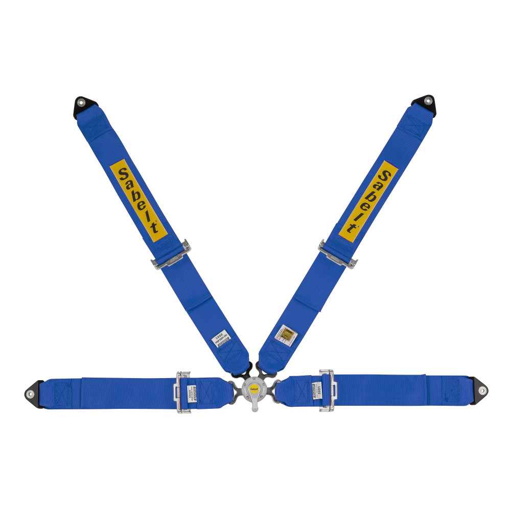 Harnais SABELT Steel Kit Car 4 points FIA 8854-98 Bleu