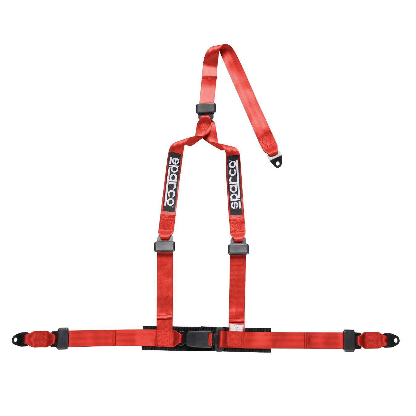 Harnais SPARCO Club H-3 3 points ECE Rouge