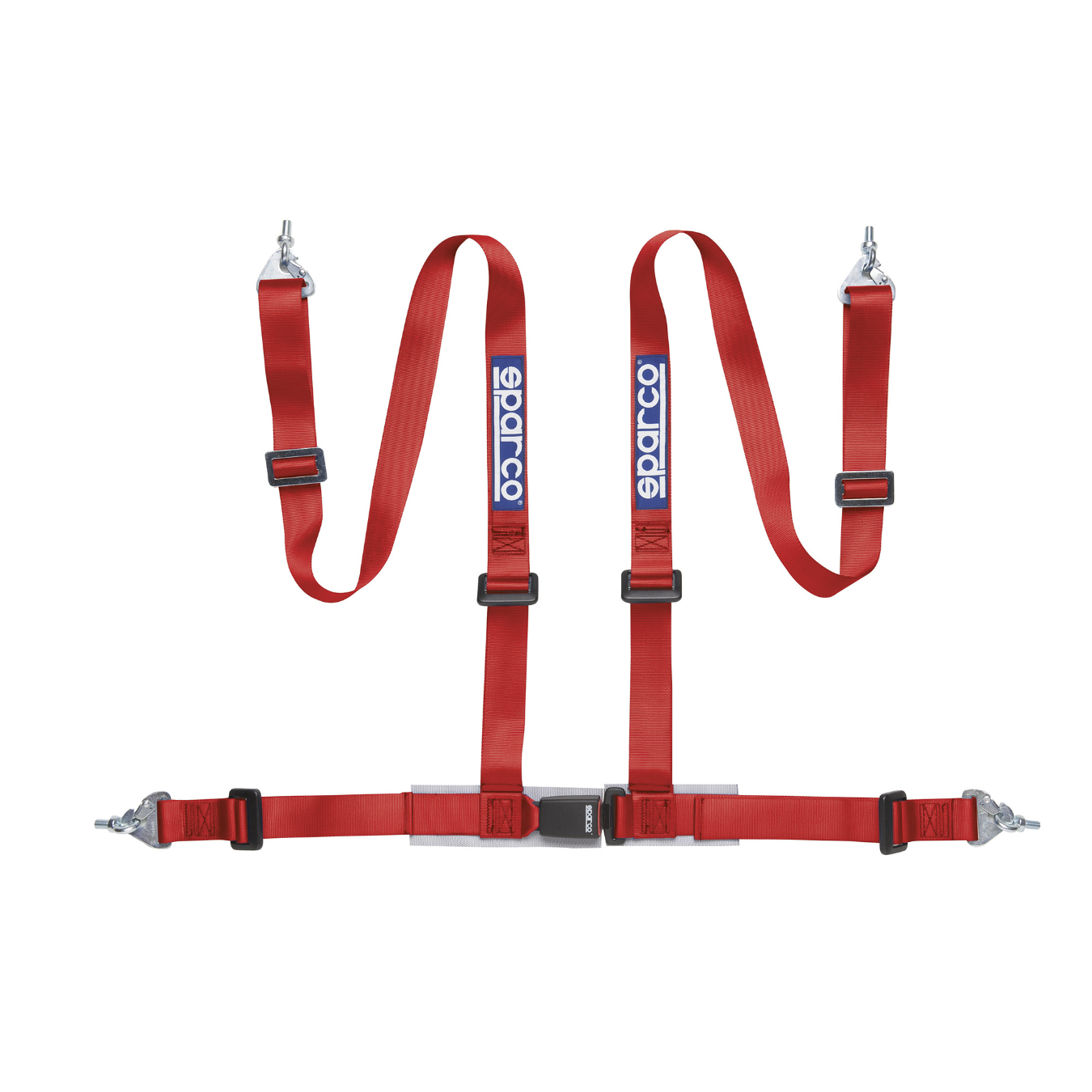 Harnais SPARCO Club H-4M 4 points ECE Rouge
