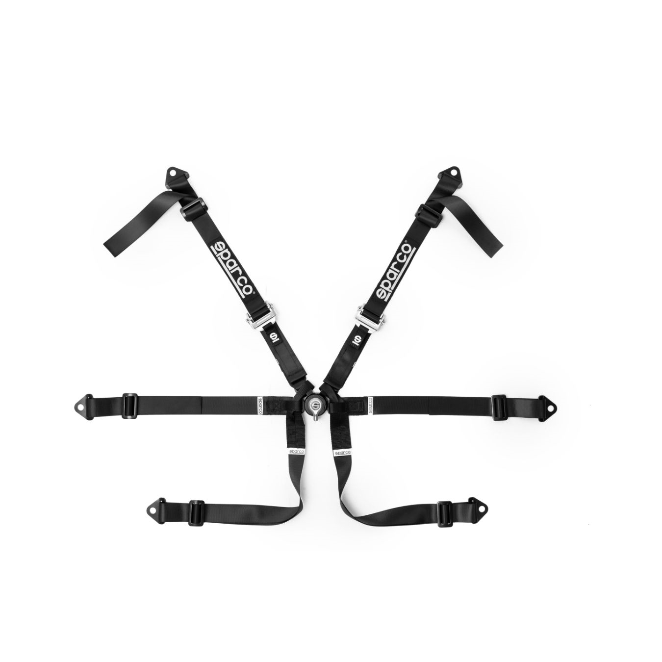 Harnais SPARCO Formula H-8 6 points FIA 8853-2016 Noir