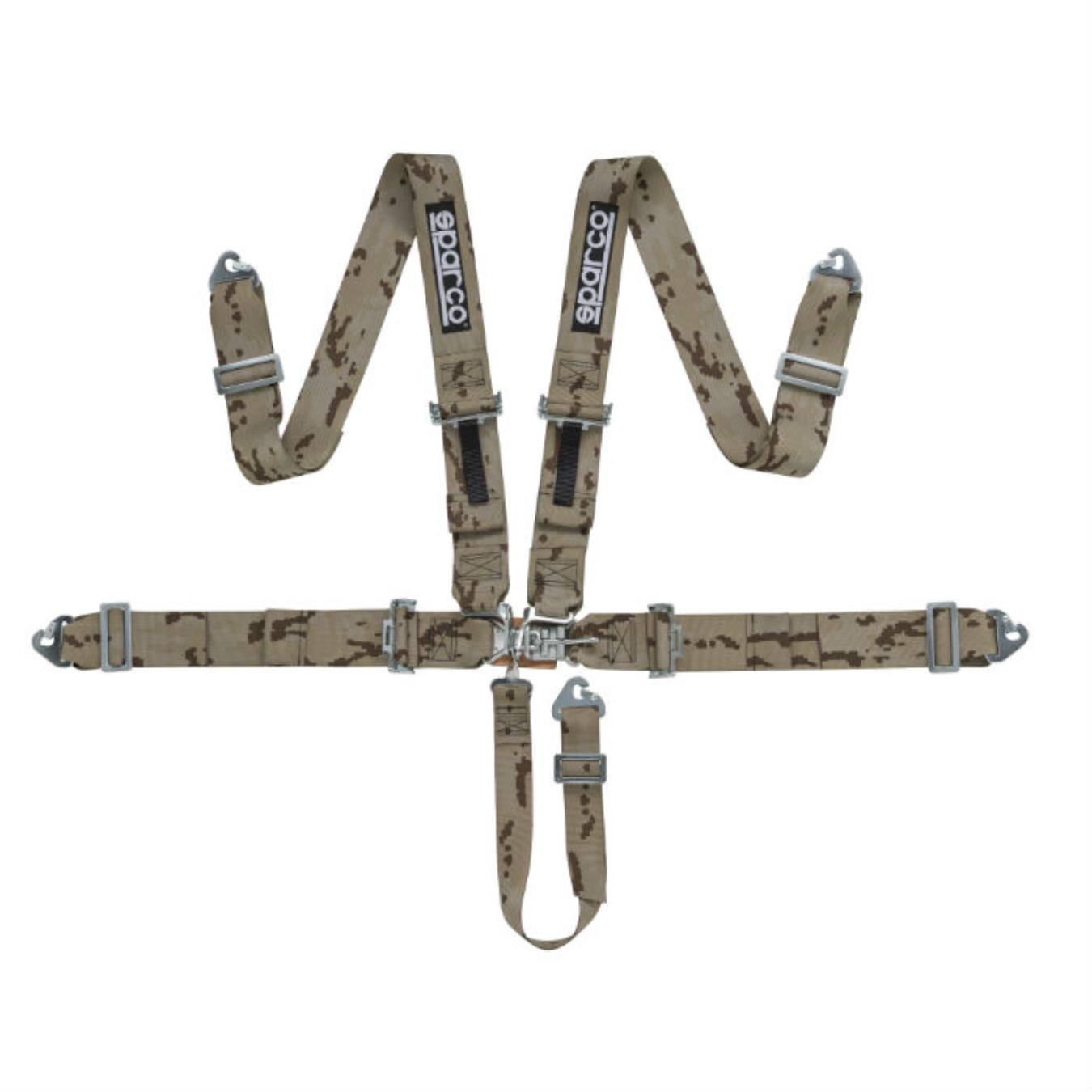 Harnais SPARCO Sport H-5 5 points SFI 16.1 Marron