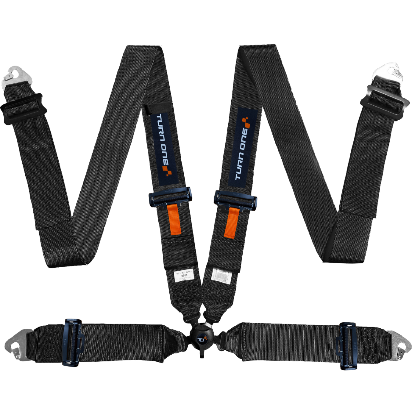 Harnais TURN ONE First 4 points FIA 8854-98 Noir