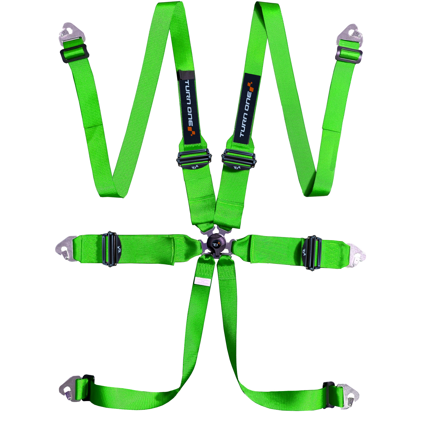 Harnais TURN ONE Race 6 points FIA 8853-2016 Vert