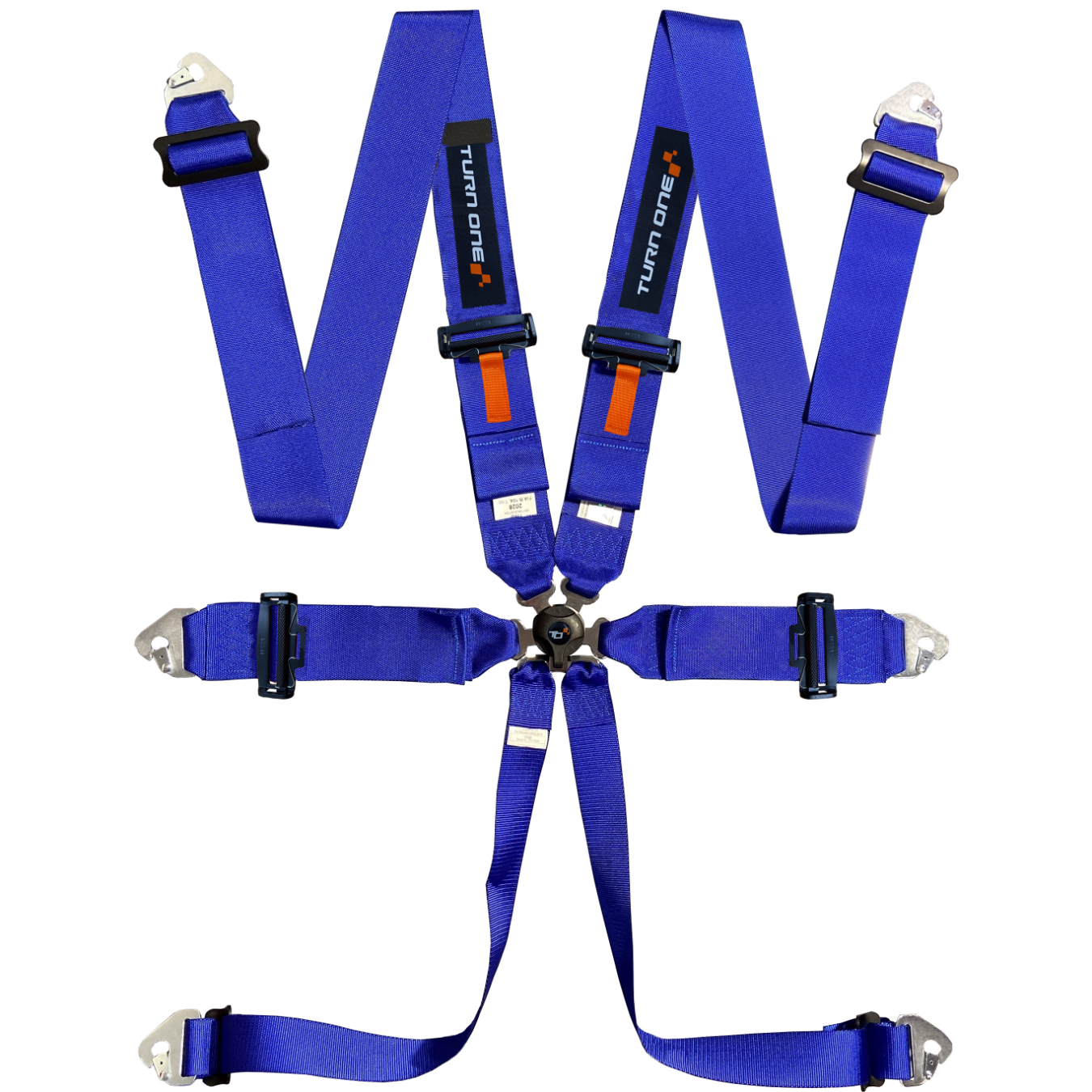 Harnais TURN ONE Speed 6 points FIA 8853-2016 Bleu