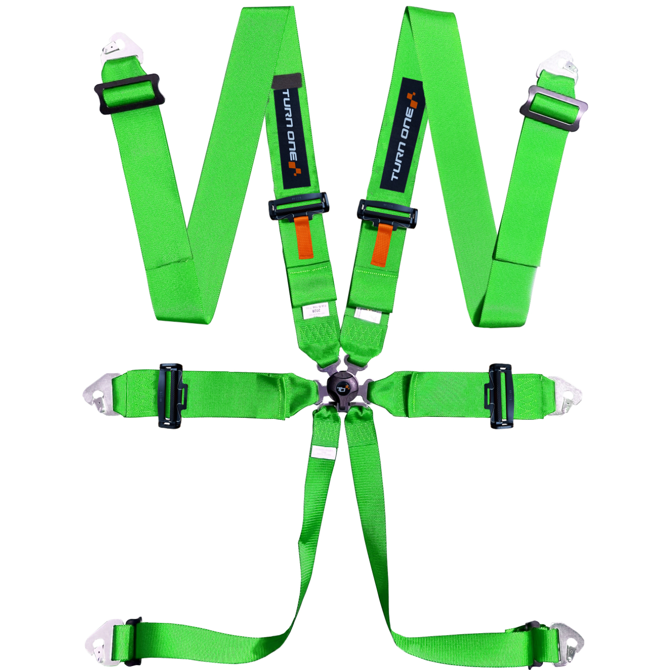 Harnais TURN ONE Speed 6 points FIA 8853-2016 Vert