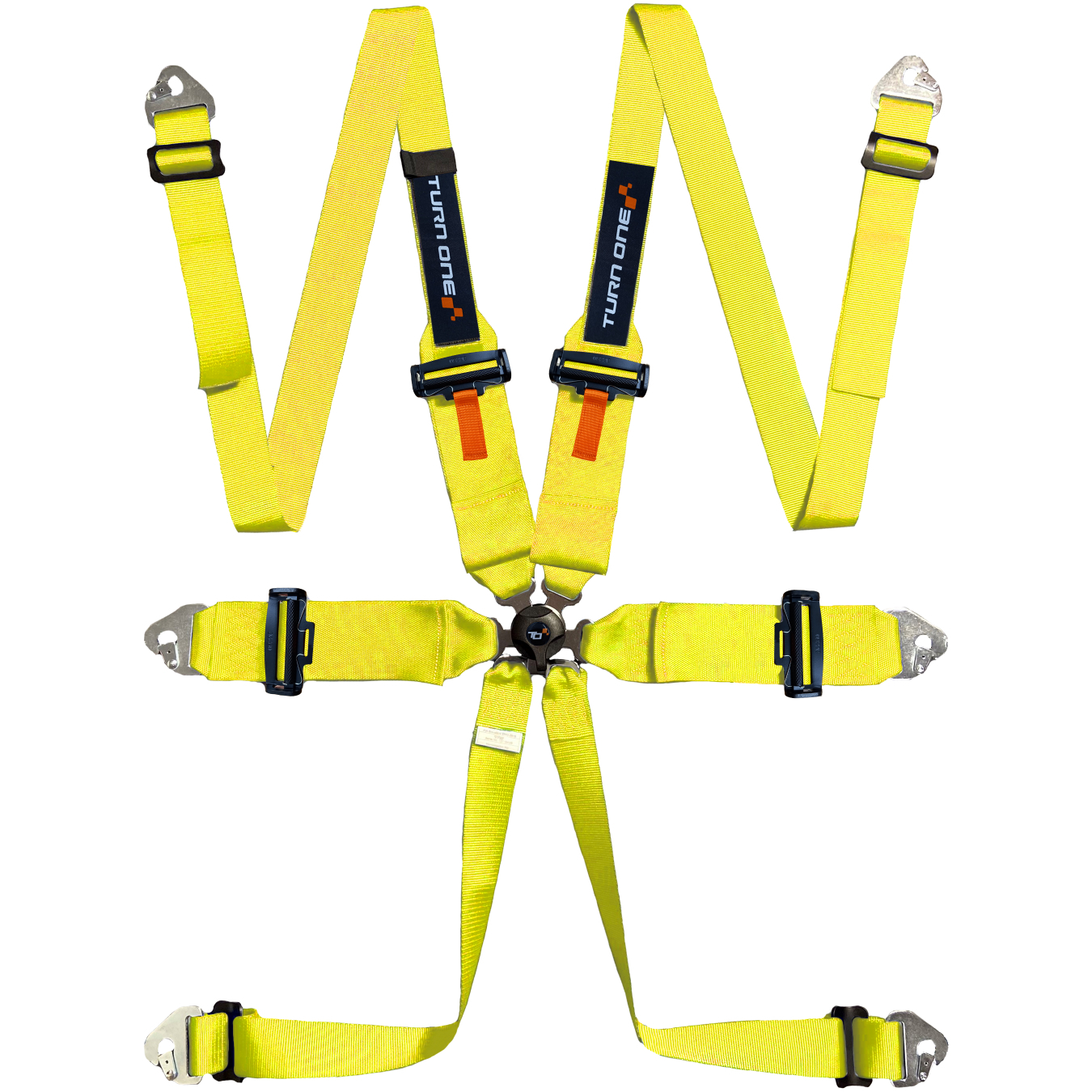 Harnais TURN ONE Star 6 points FIA 8853-2016 Jaune