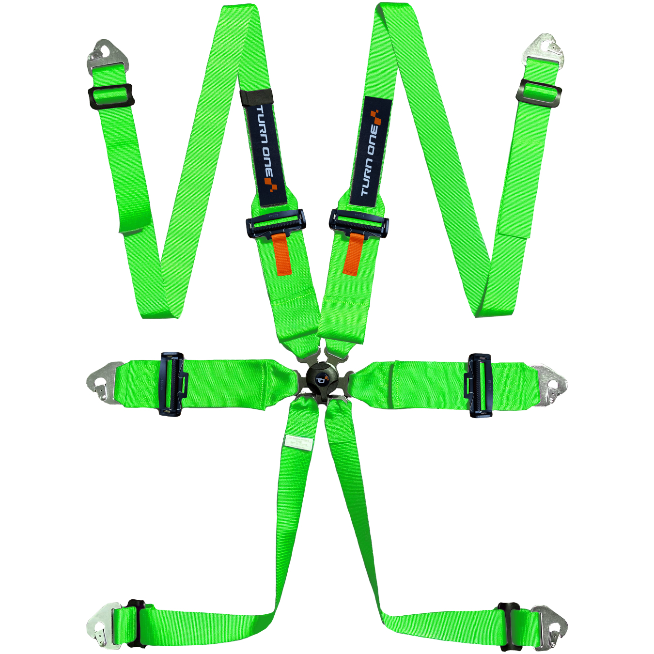 Harnais TURN ONE Star 6 points FIA 8853-2016 Vert