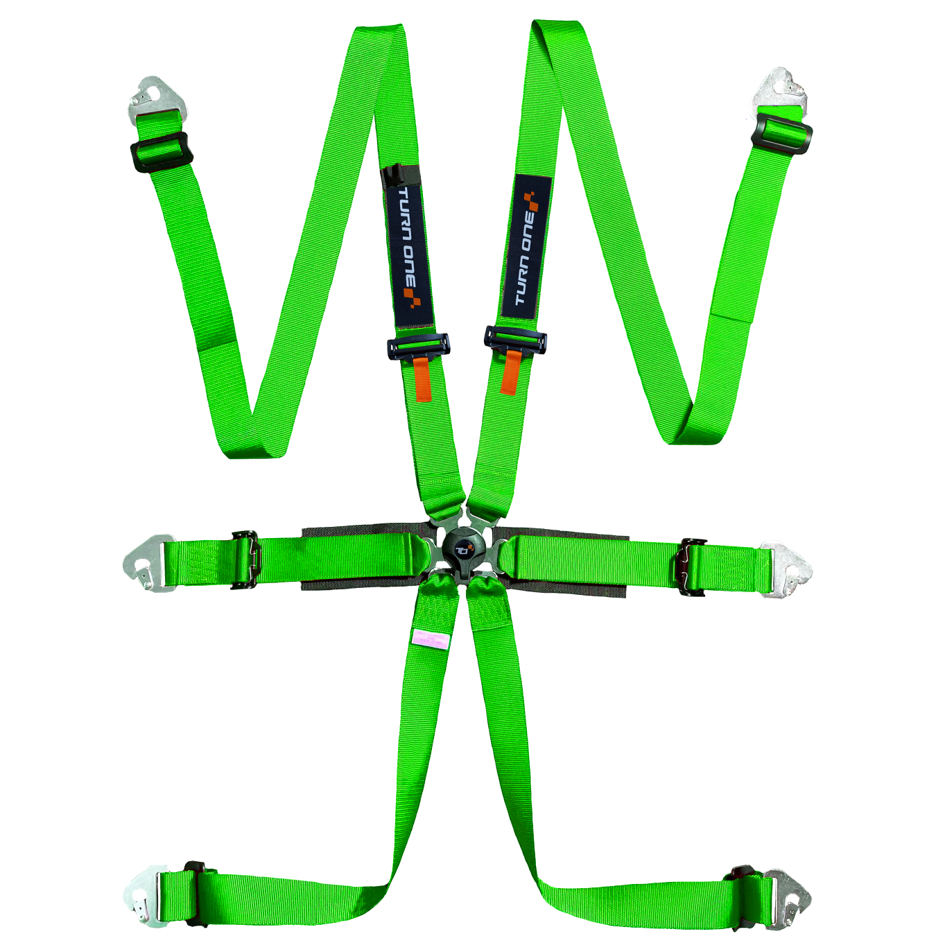 Harnais TURN ONE Star Light 6 points FIA 8853-2016 Vert