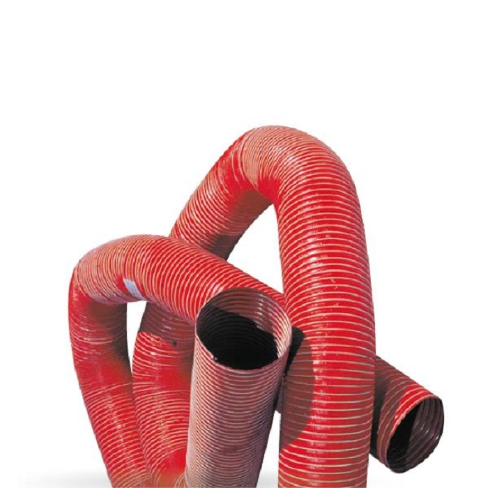Gaine de refroidissement " boa " haute température rouge Ø 80 mm